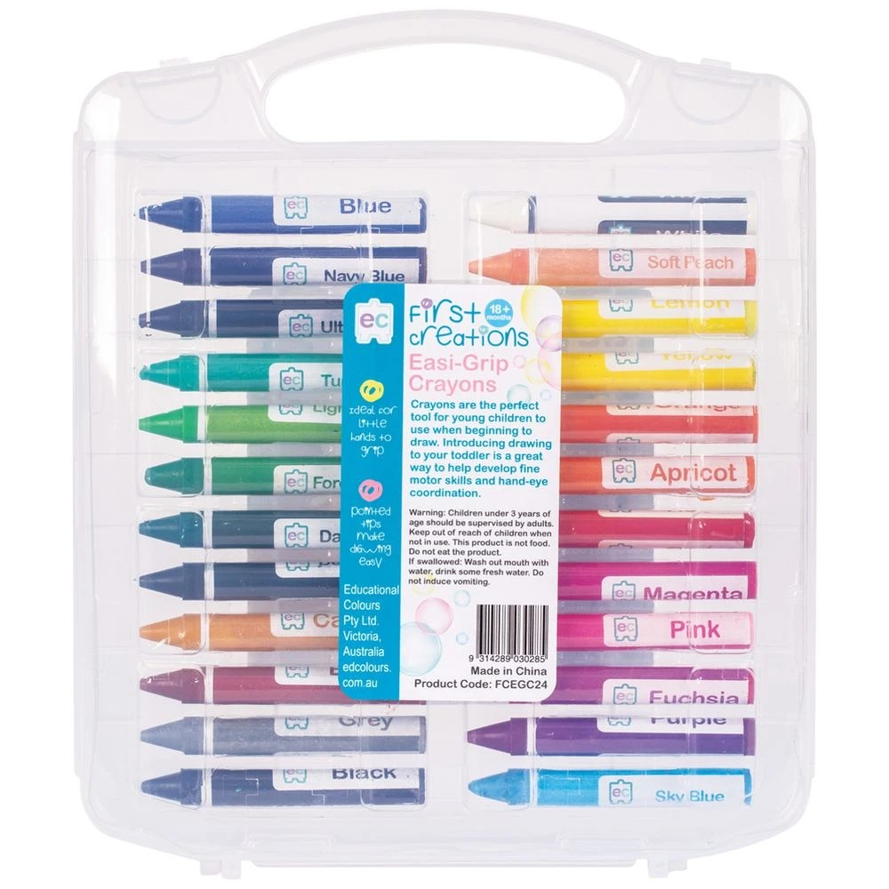 2 First Creations Easi-Grip Crayons 24 Pack, 2 of 2