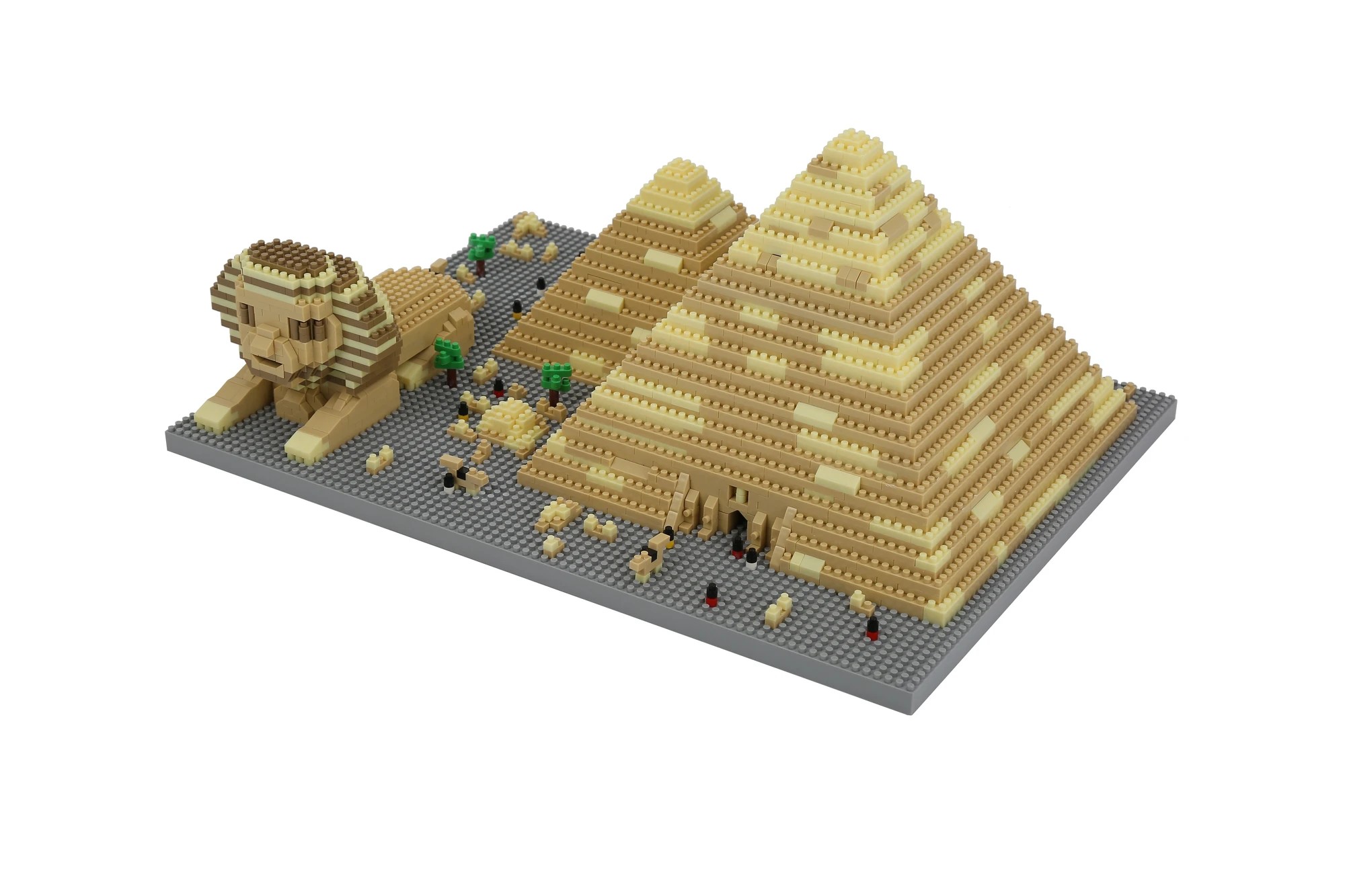 5 2155 Piece Mini Blocks Building Series: Sphinx Pyramid, 5 of 10