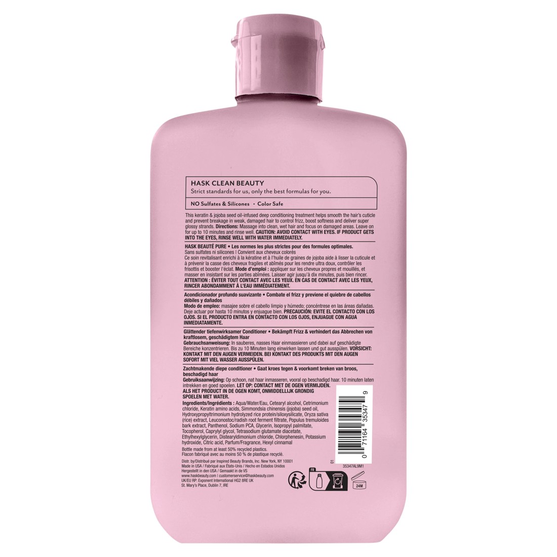 2 HASK Keratin Smoothing Deep Conditioner 236ml, 2 of 8