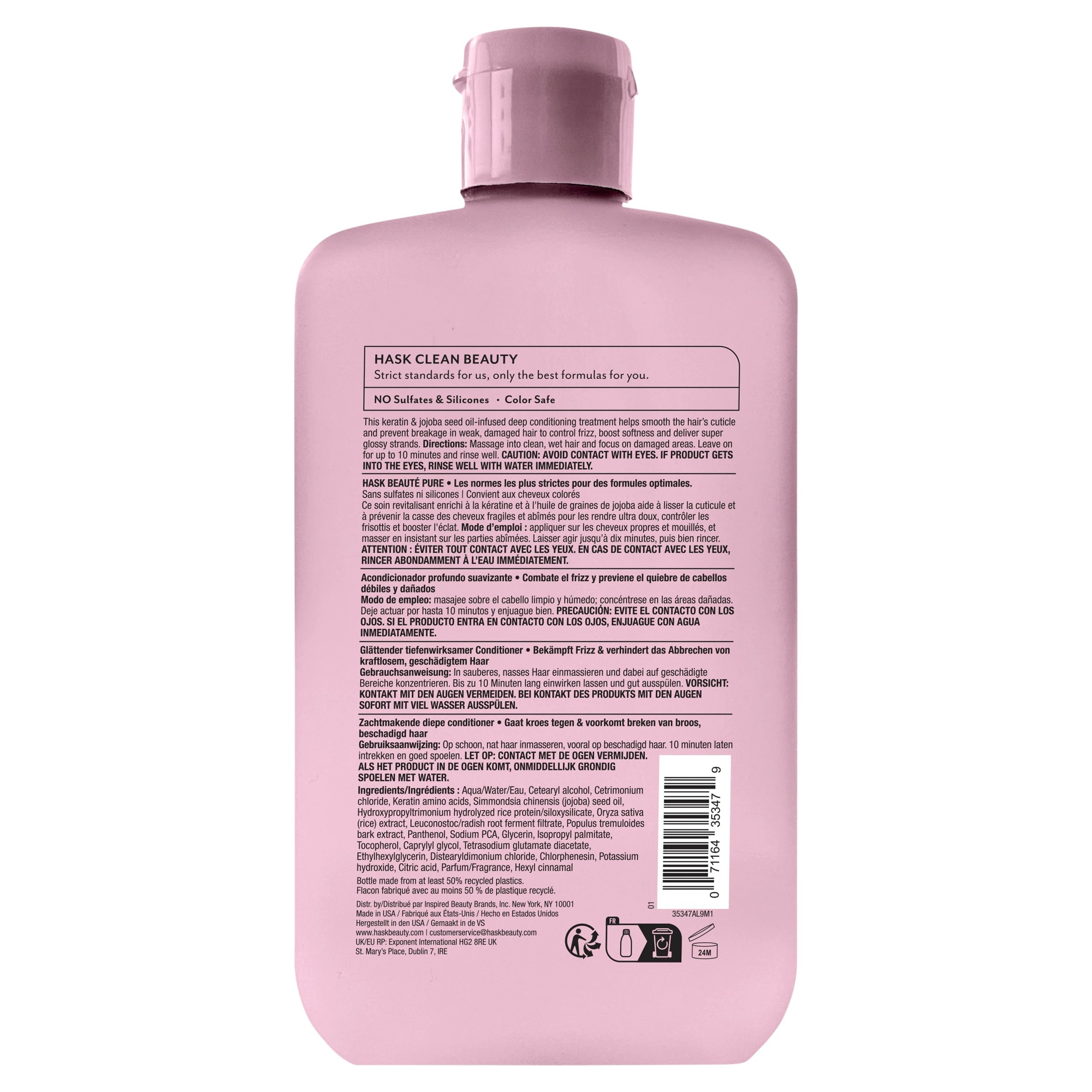 2 HASK Keratin Smoothing Deep Conditioner 236ml, 2 of 8