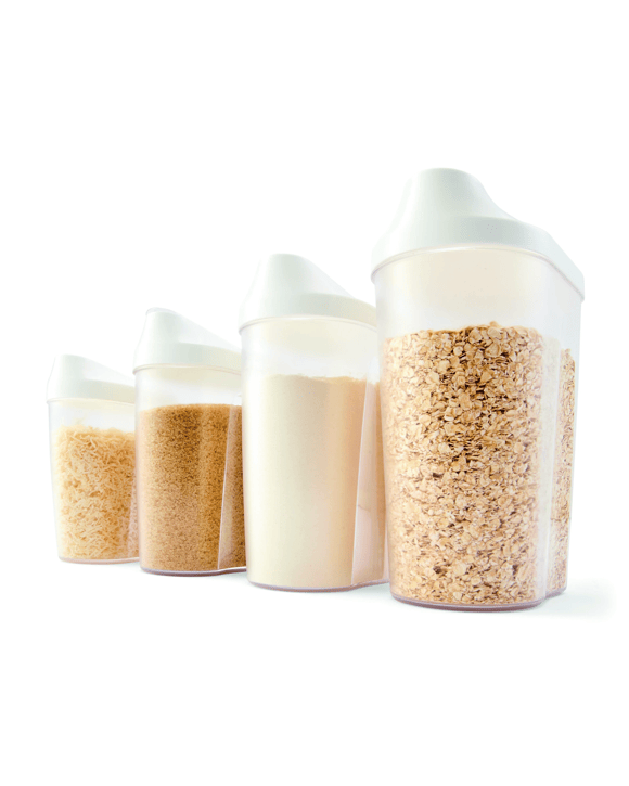 Set of 4 Pantry Food Storage Containers