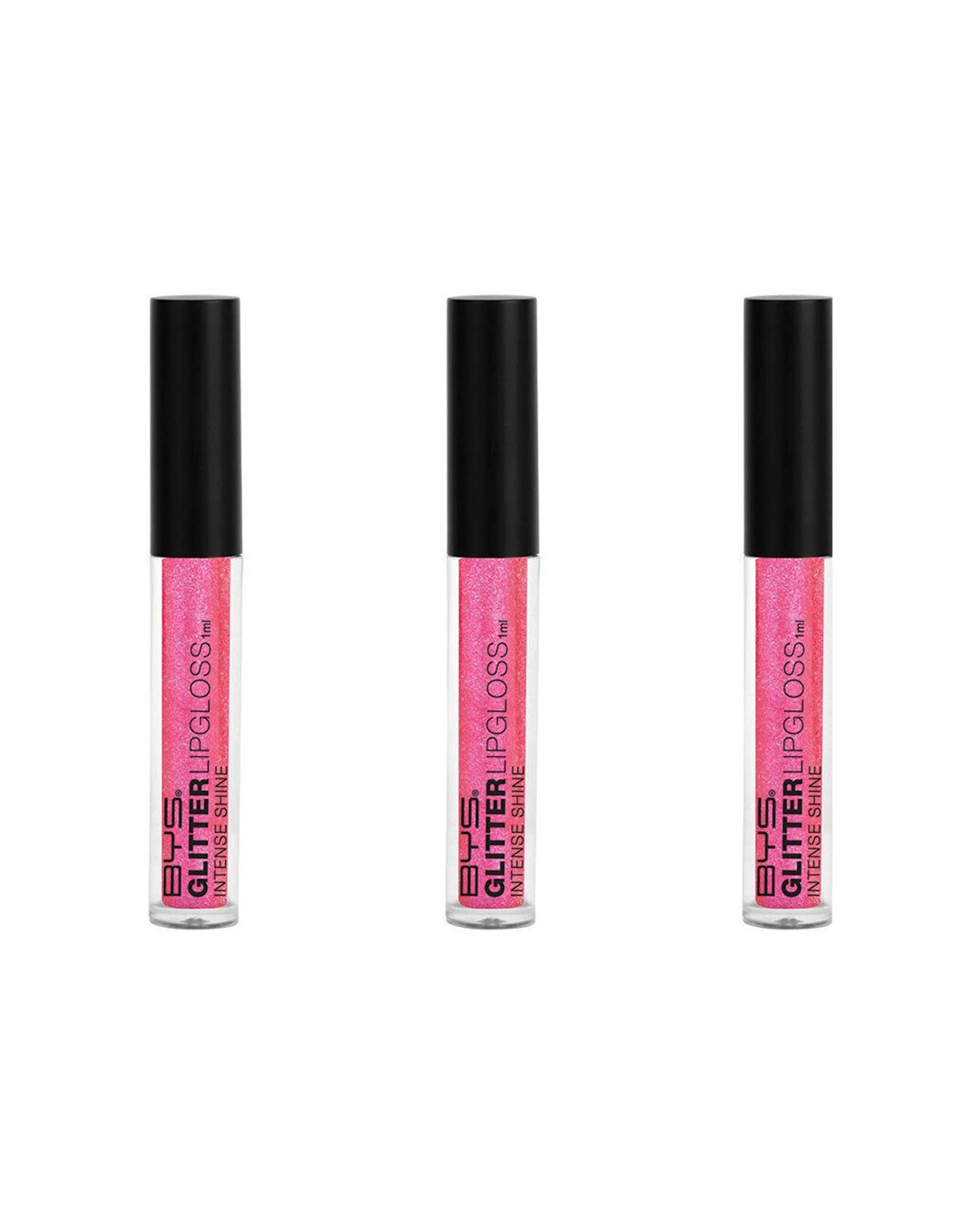 1 BYS Glitter Lipgloss Intense Shine Galaxy 3PK - Pink, 1 of 3