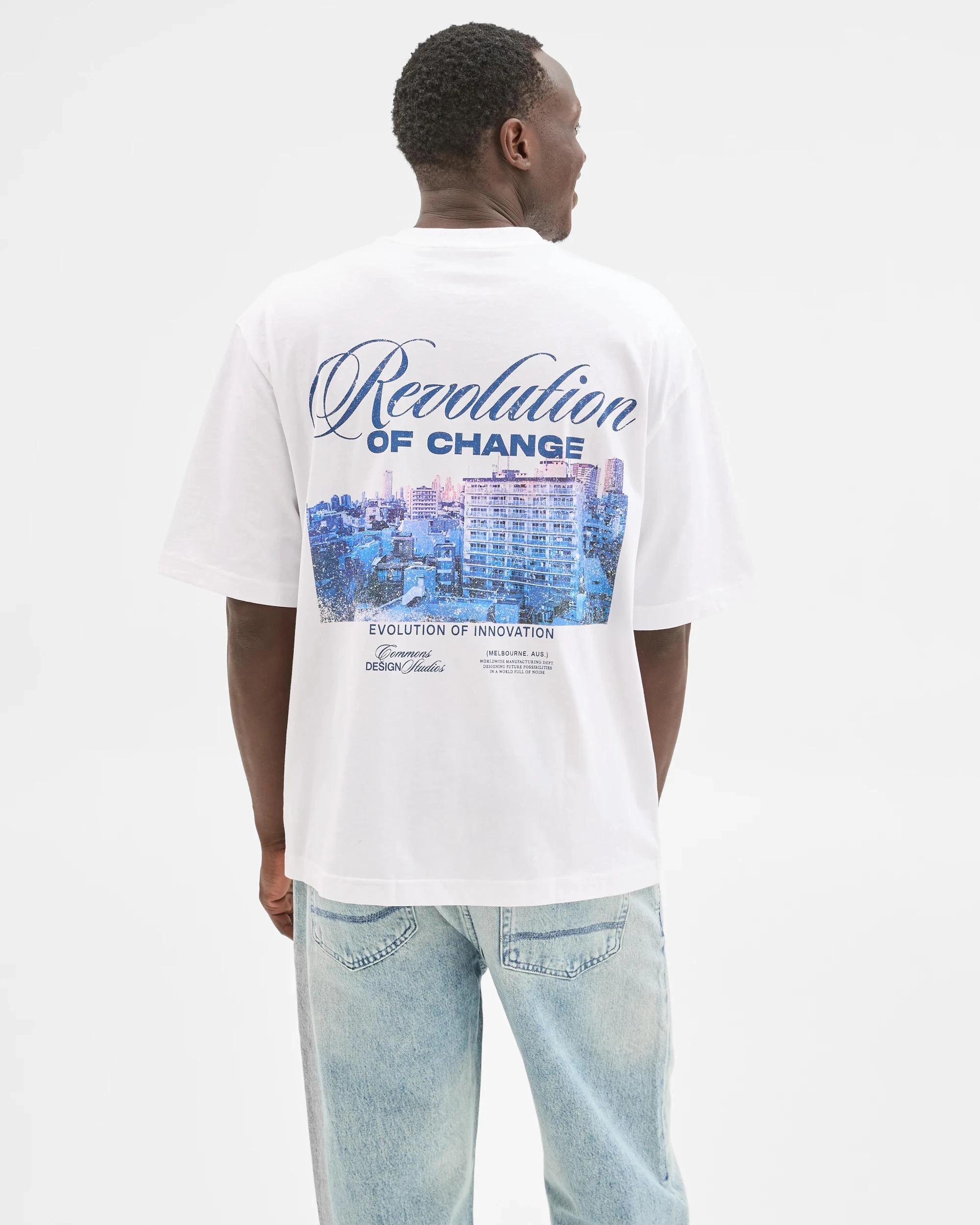 2 Commons Australian Cotton Boxy Fit Graphic T-Shirt REVOLUTION, 2 of 6