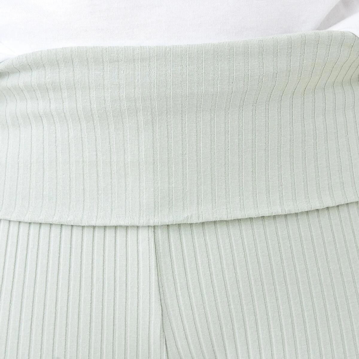 3 Rib Roll Waist Leggings Aqua Grey, 3 of 8
