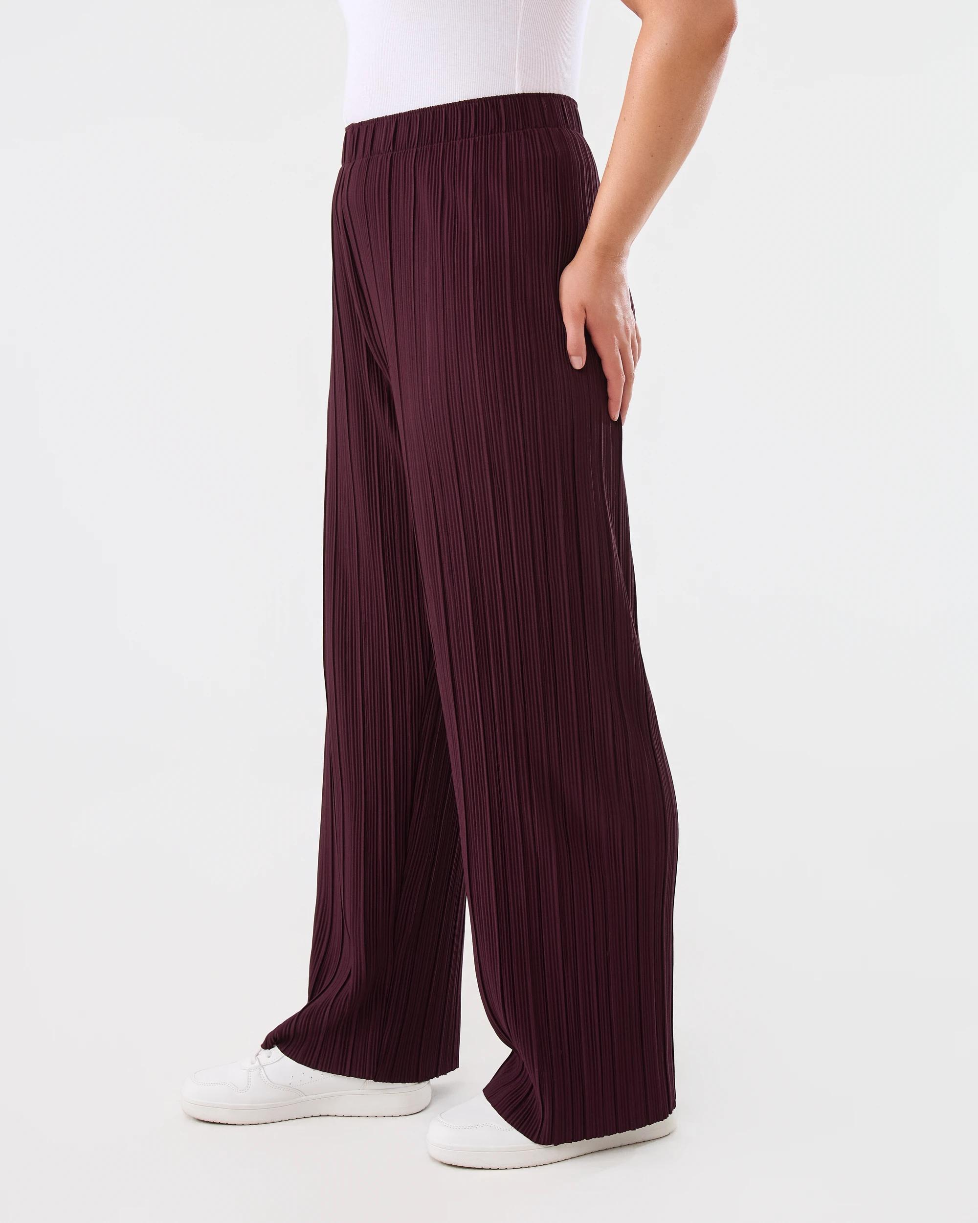 2 Plisse Pants Red Royale, 2 of 4