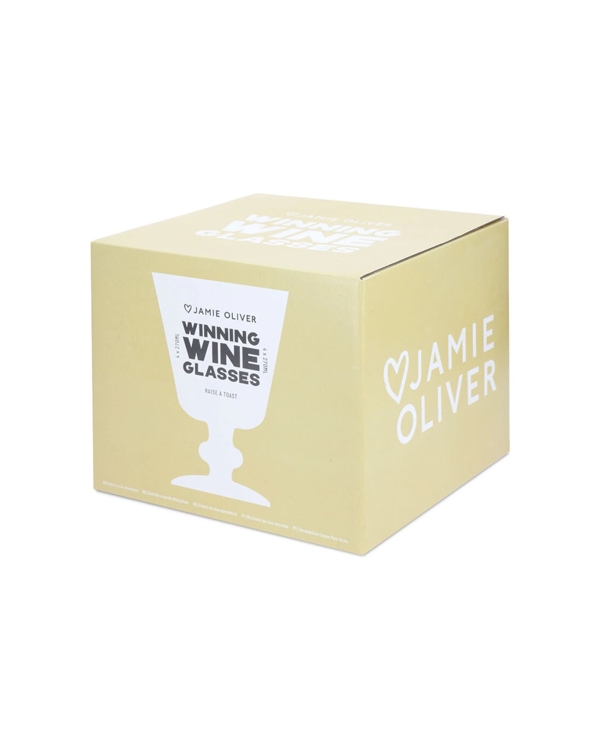 6 Jamie Oliver 8pc Big Love Winning Classic Glass Wine Set 270ml - Clear, 6 of 8