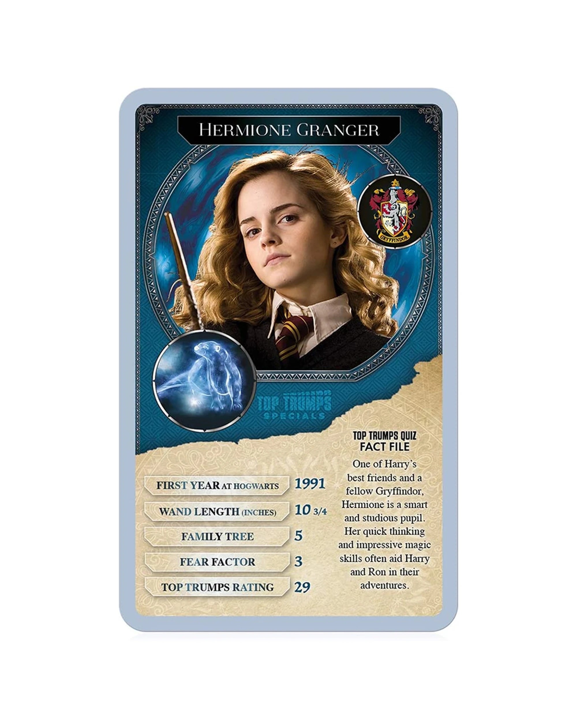 3 Top Trumps Harry Potter Heroes Of Hogwarts Playing Card Game - Blue, 3 of 4