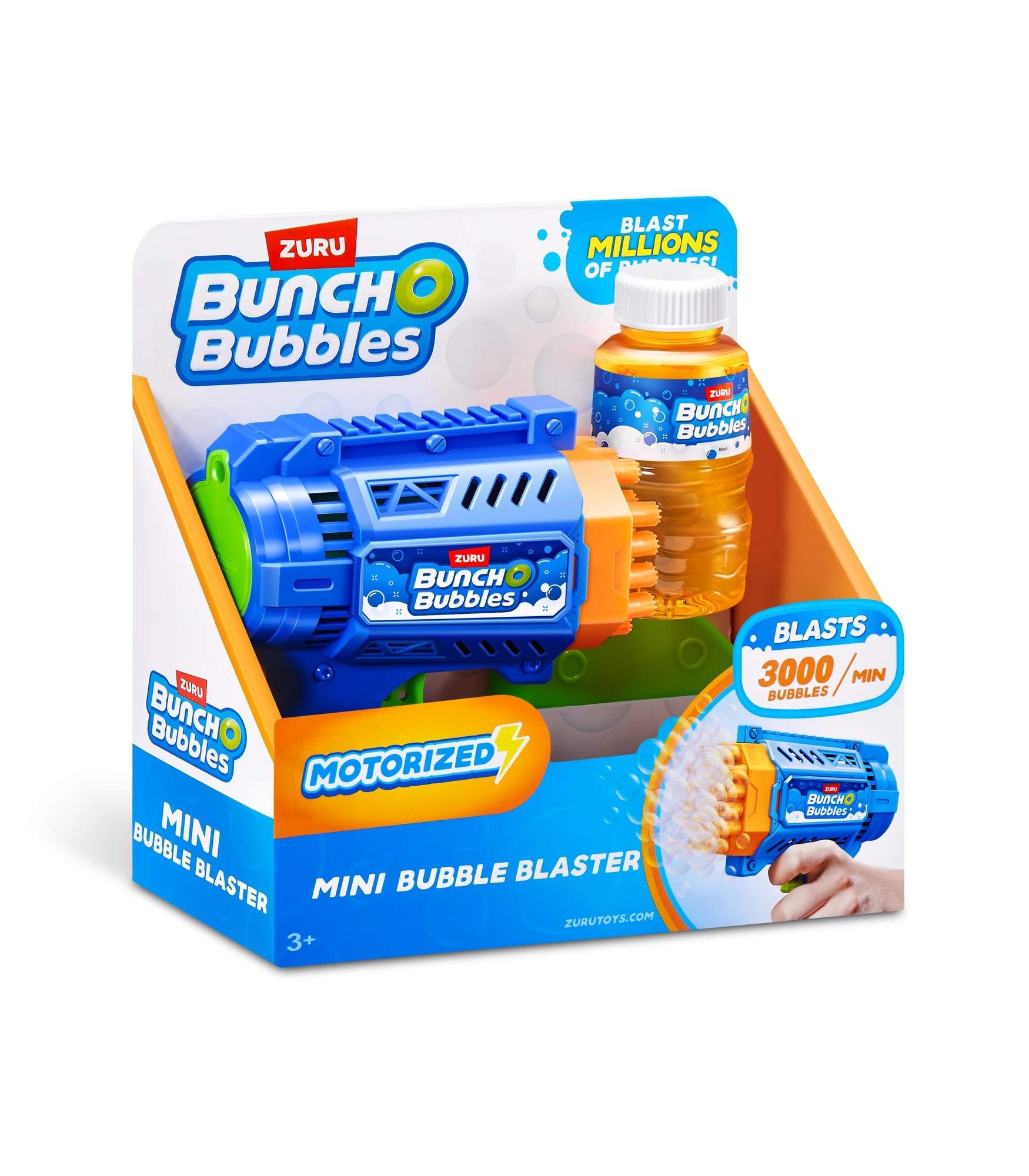3 Bunch O Bubbles Motorized Mini Bubble Blaster
 - Blue, 3 of 8