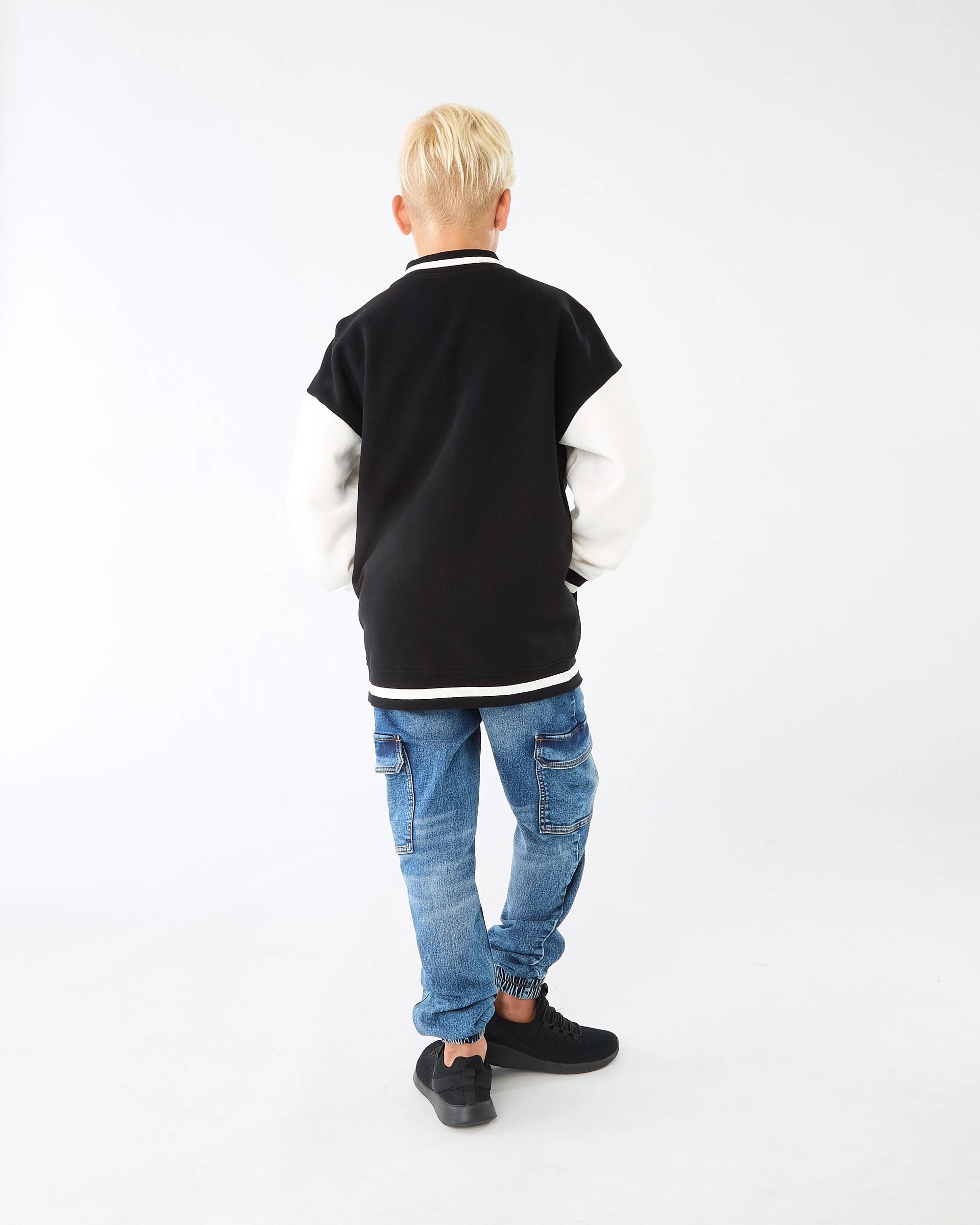 10 Fleece Bomber Jacket Snw White, 10 of 10