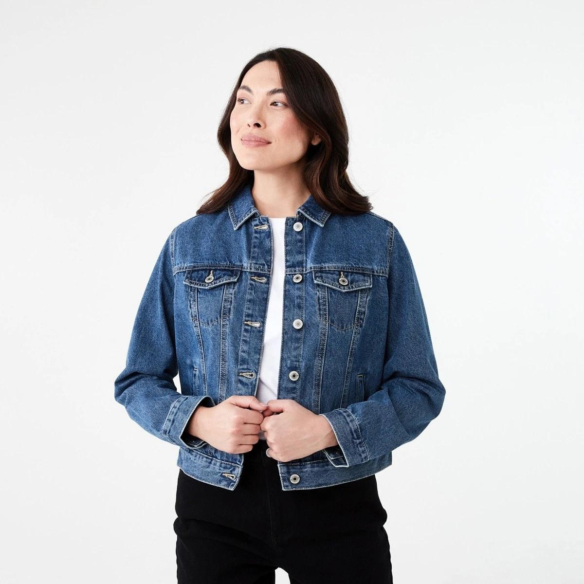 1 Denim Jacket Dark Wash, 1 of 7