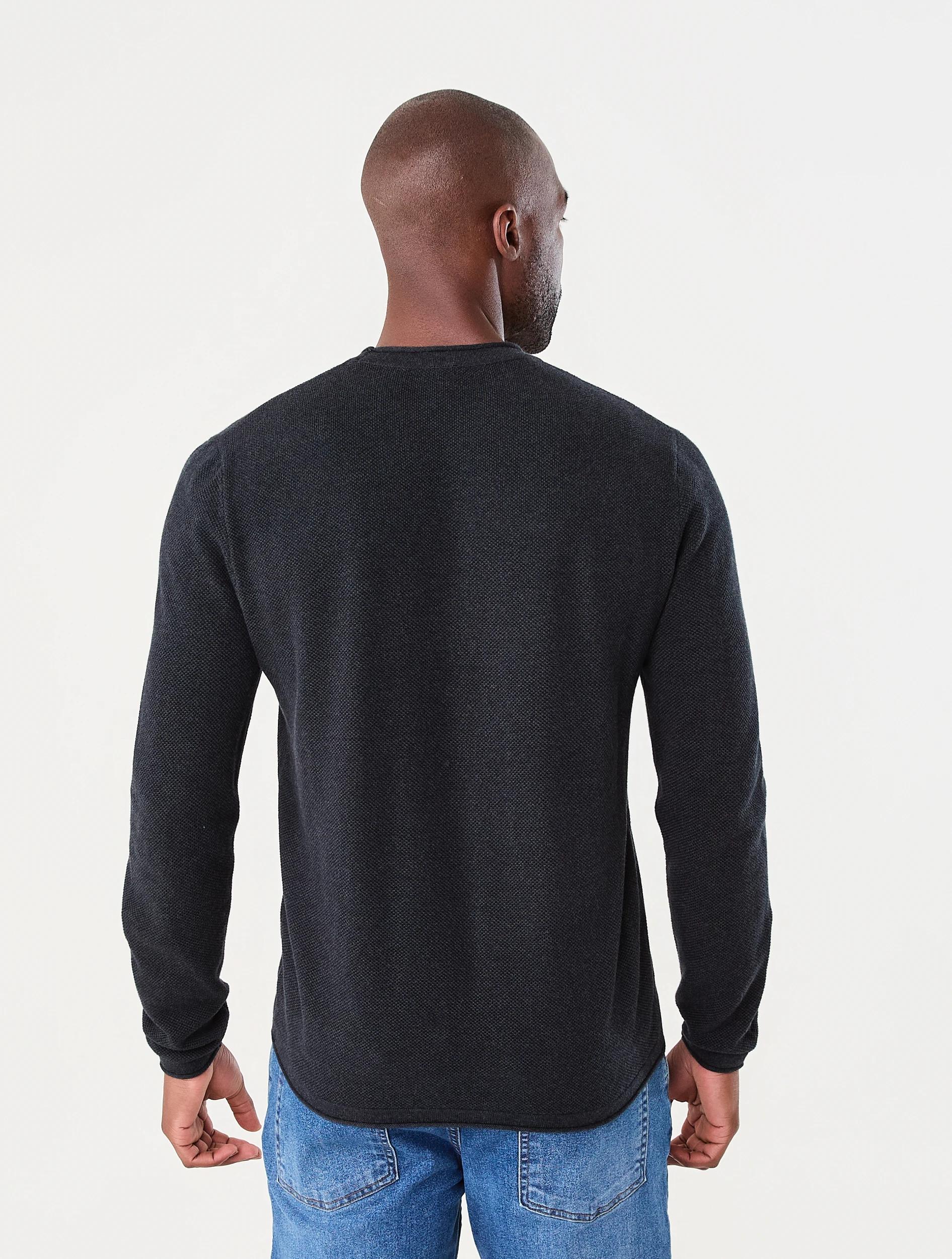 3 Lightweight Textured Knit Jumper Gry Chmrle, 3 of 7