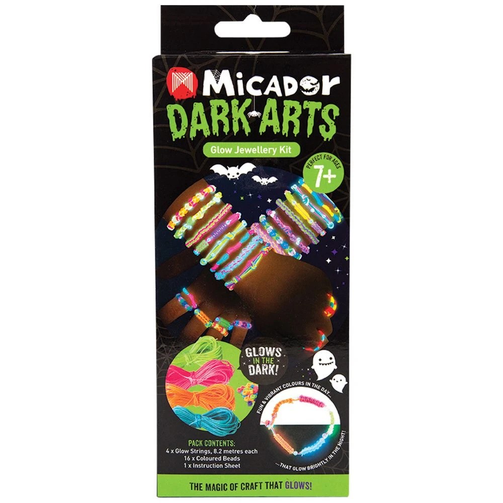 1 Micador Dark Arts Glow Jewellery Kit, 1 of 6