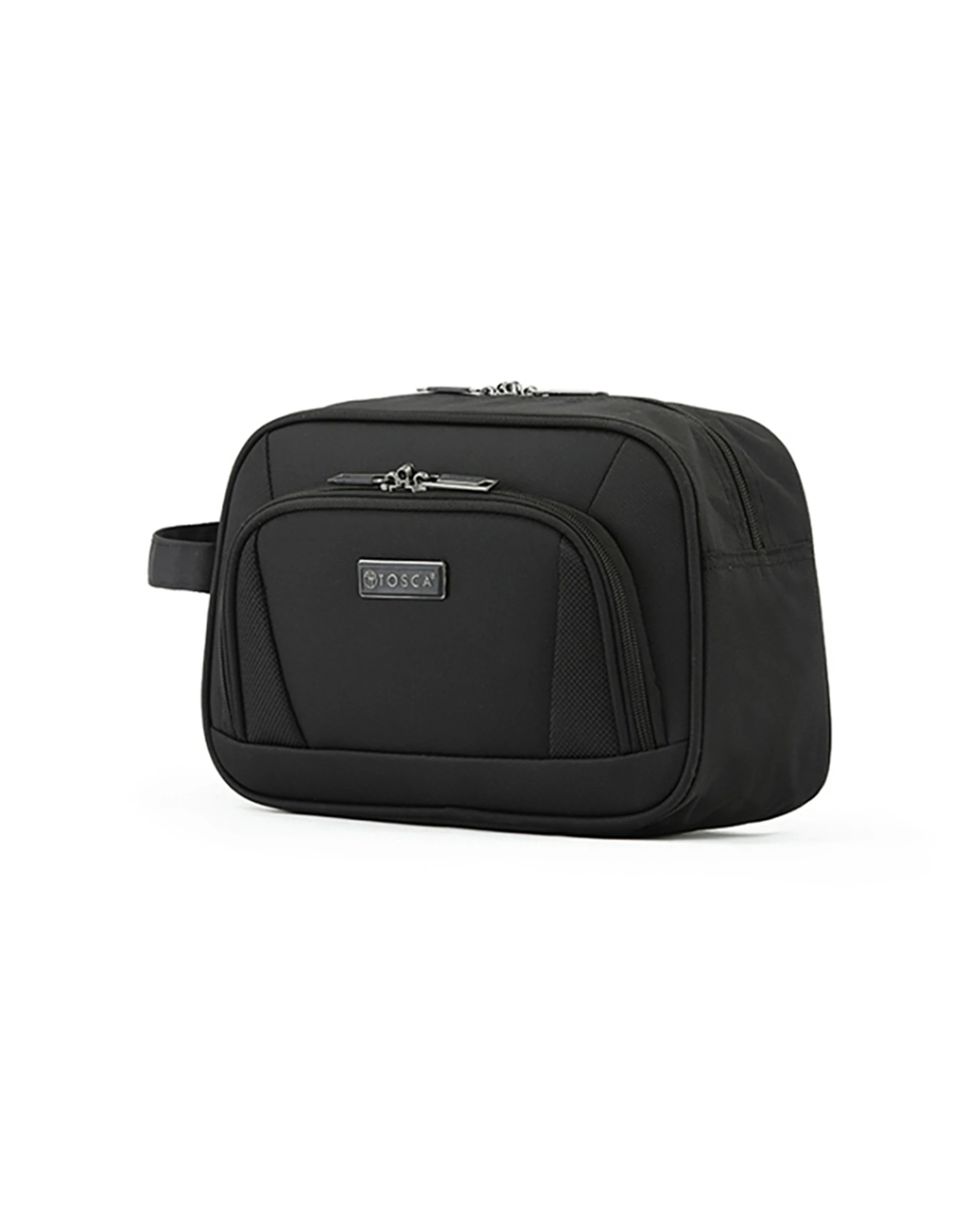 1 Tosca Oakmont Wet Pack Travel Toiletry Bag - Black, 1 of 1