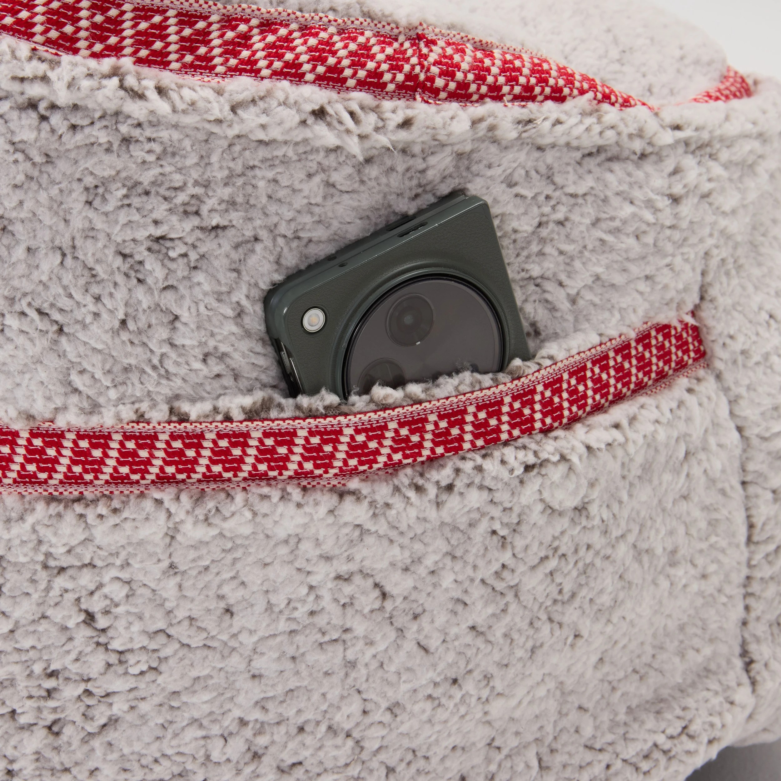 6 IHOMDEC Bean Bag Compression Lazy Sofa - Grey, 6 of 10