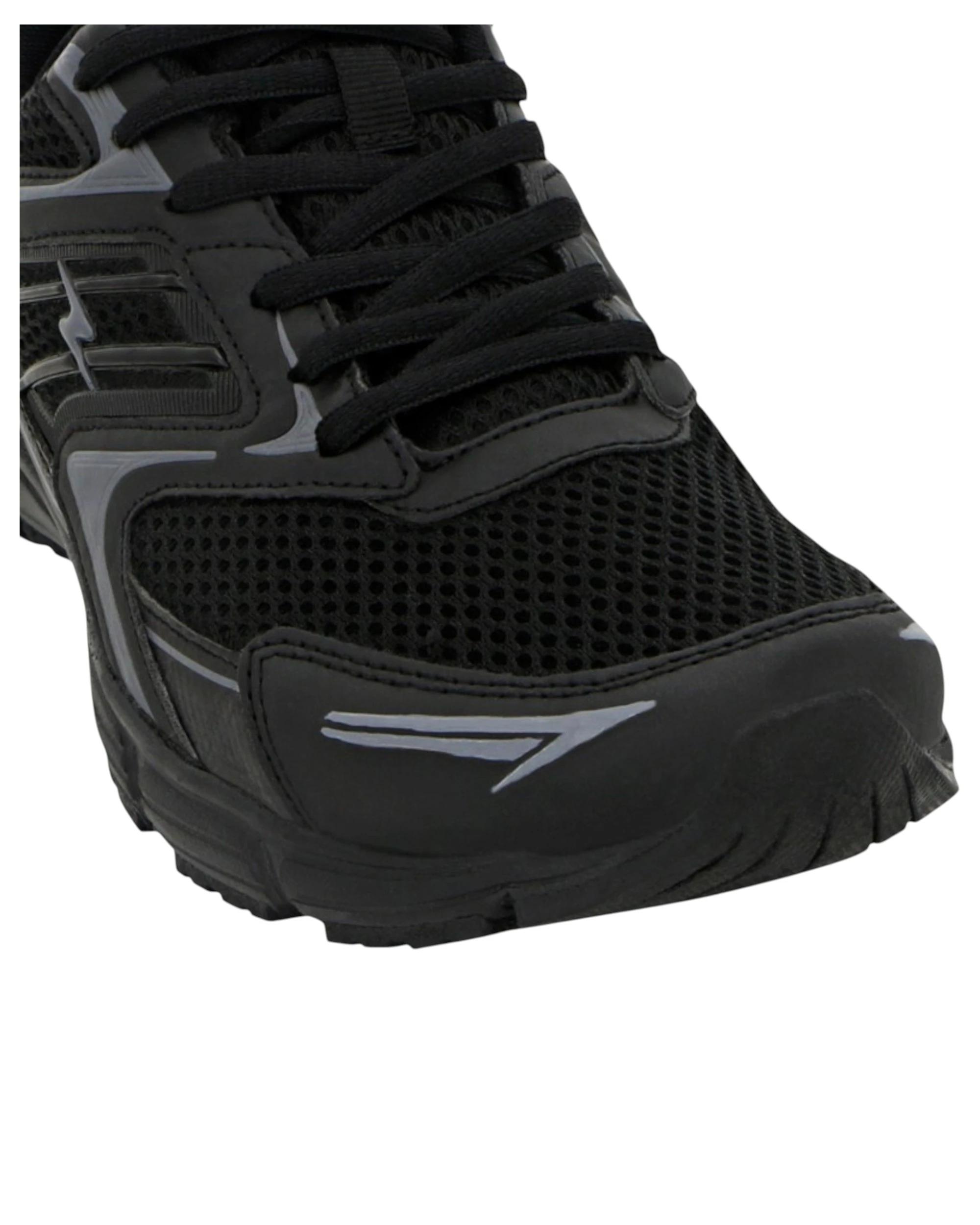 3 Lightning Bolt Kids Griffin Jnr Sneakers Shoes BLACK/GREY, 3 of 3