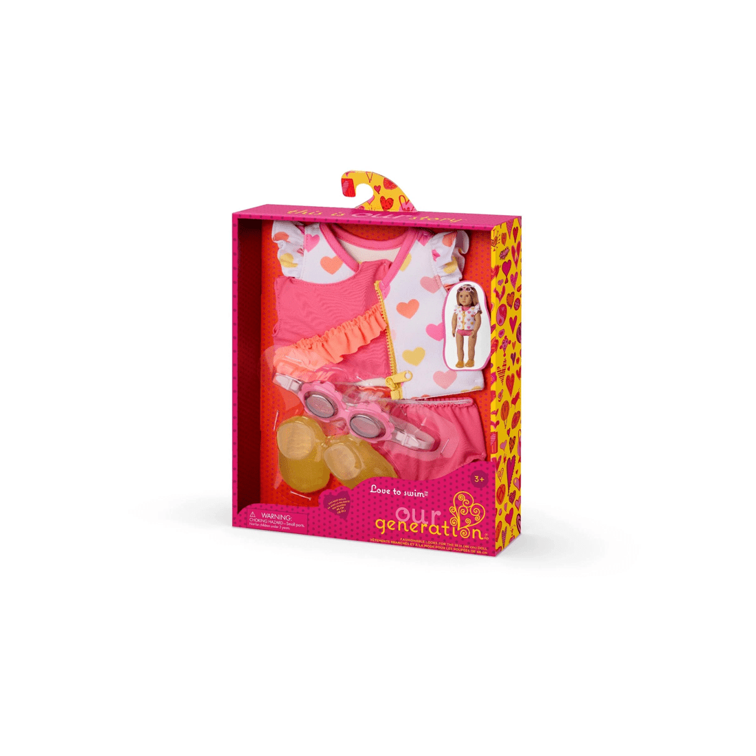 1 Our Generation Doll Swimsuit Outfit - Multi, 1 of 2