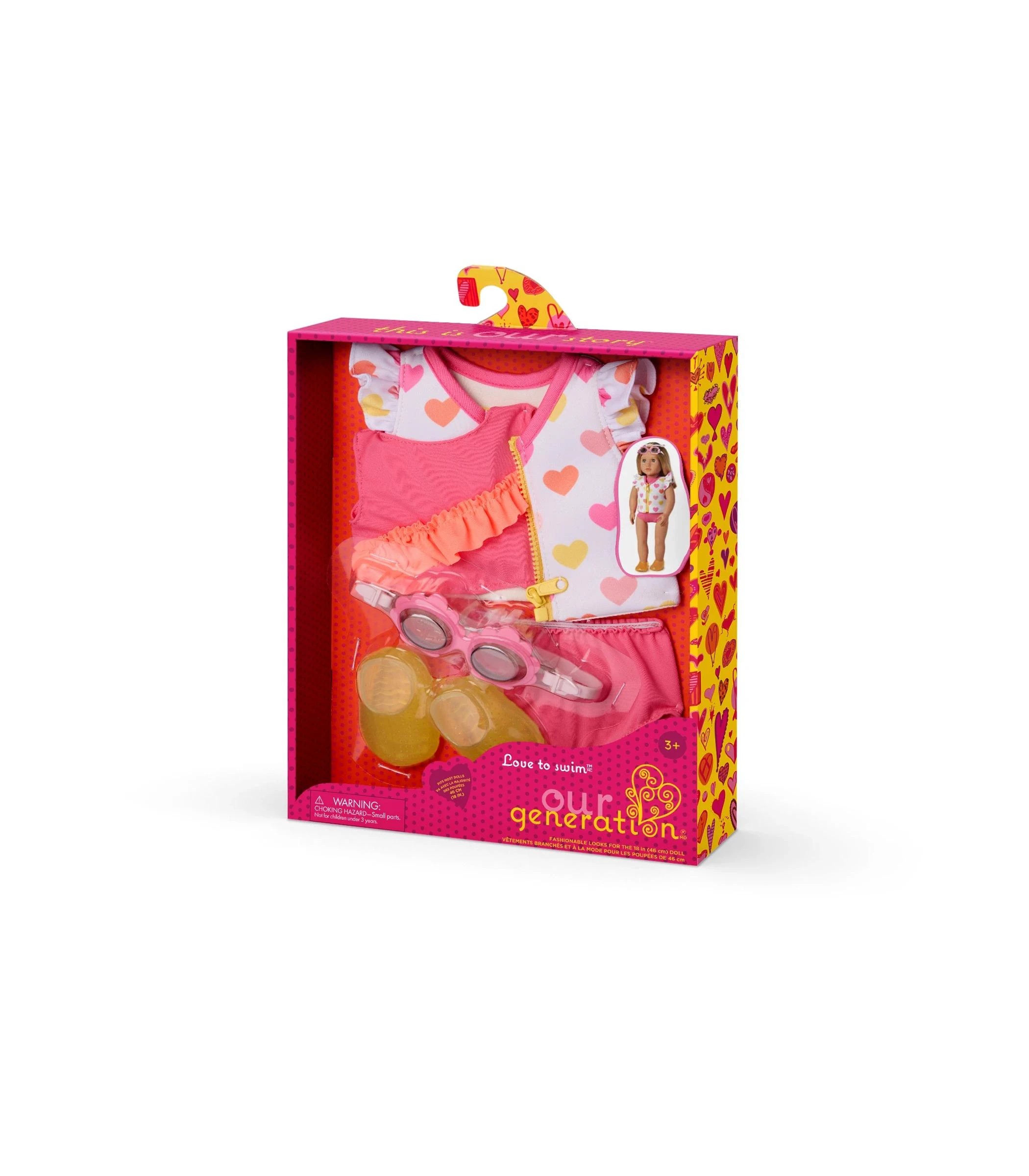 1 Our Generation Doll Swimsuit Outfit - Multi, 1 of 2
