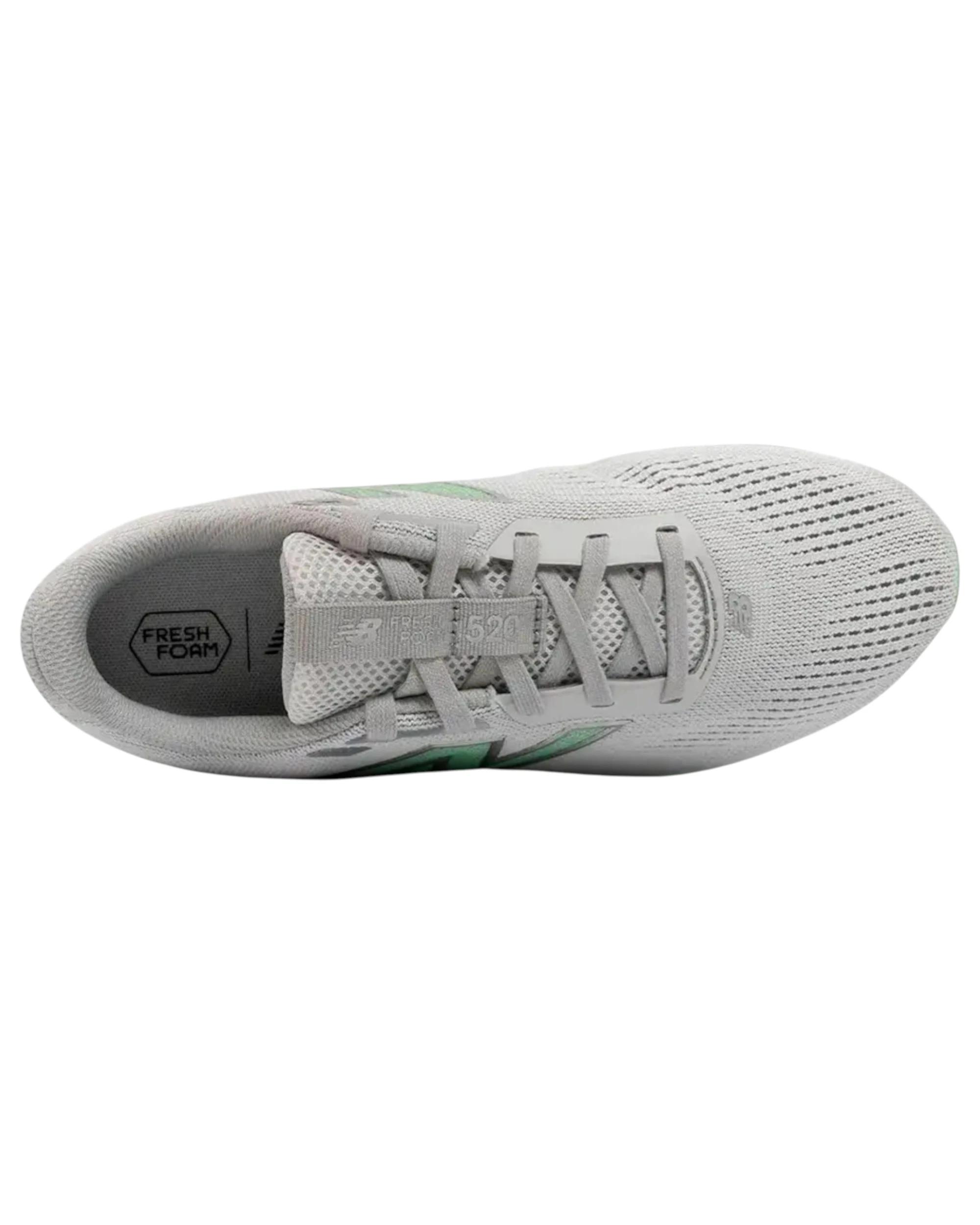 4 New Balance Womens Fresh Foam 520 v9 Grey/ Green Athletic Running Shoes GREY/GREEN, 4 of 6