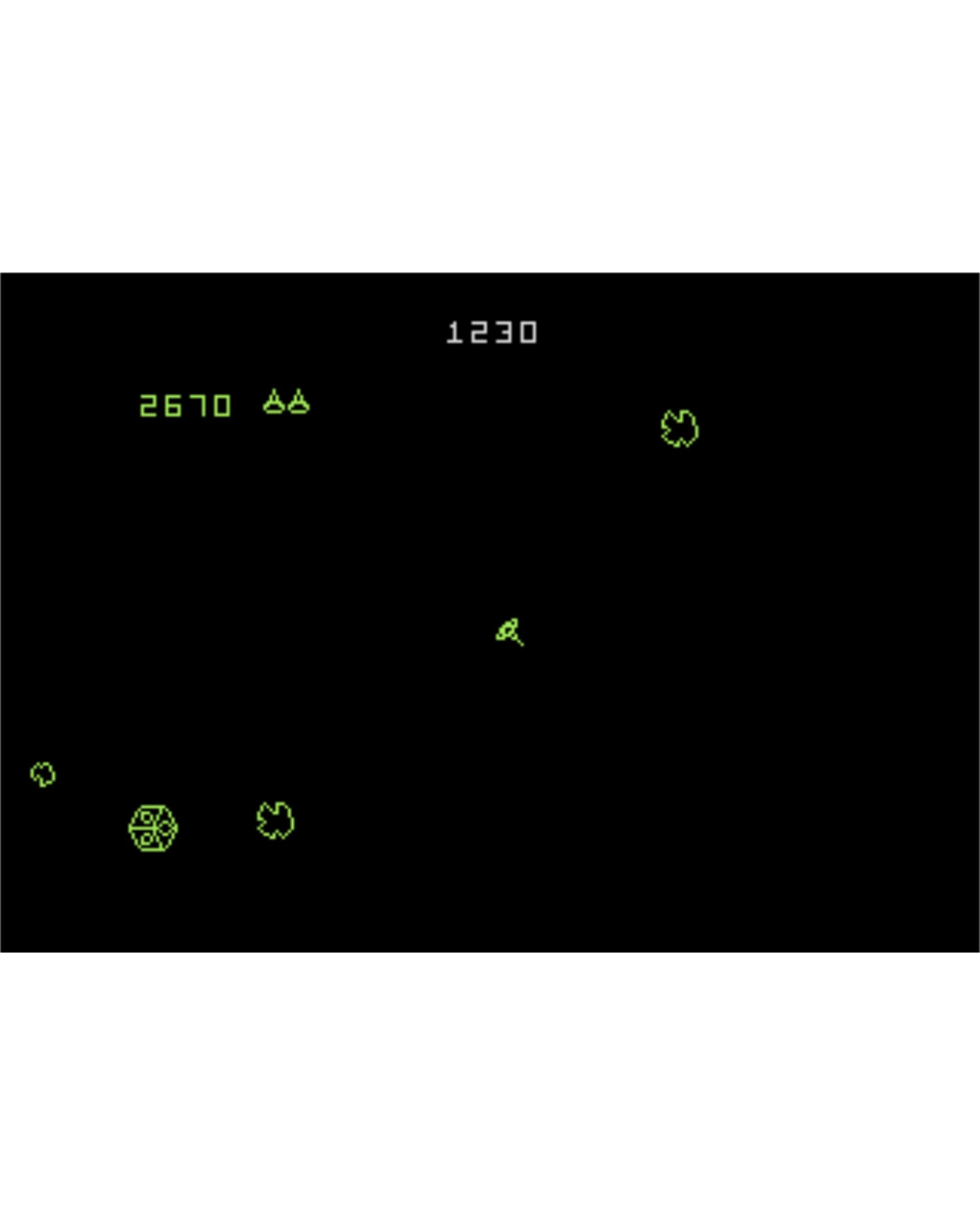 6 Atari Inc. Atari Asteroids Deluxe 7800, 6 of 7