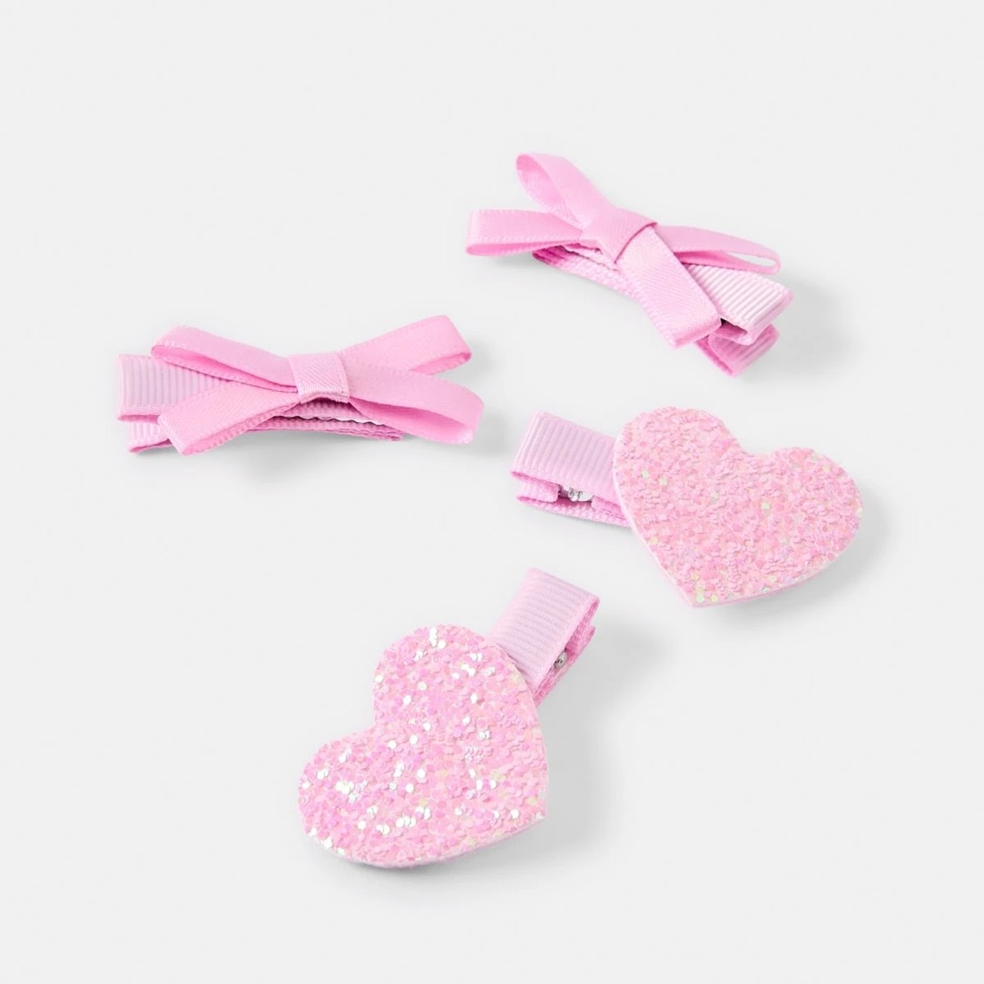 2 4 Pack Hearts Hair Clips, 2 of 3