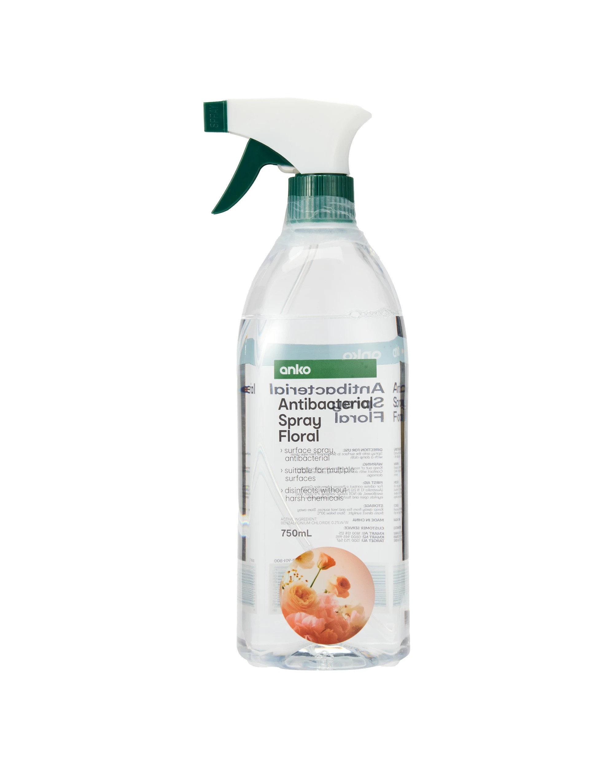 1 Antibacterial Spray 750ml - Floral, 1 of 4