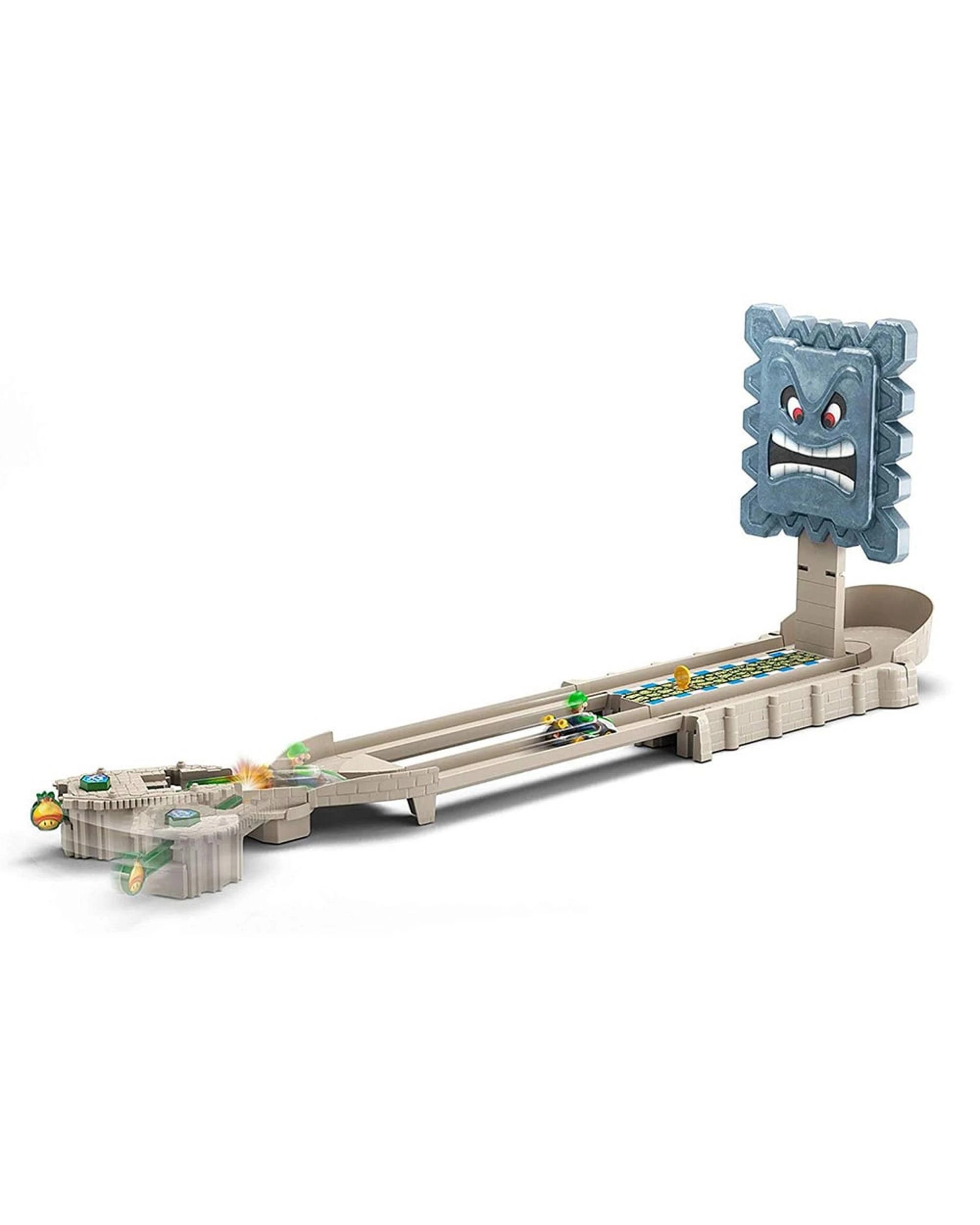 2 Hot Wheels Mario Kart Thwomp Ruins Track Set with Luigi, 2 of 2