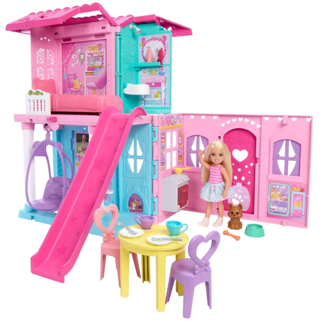2 Barbie Family & Friends Chelsea Pop-Up Doll House, 2 of 6