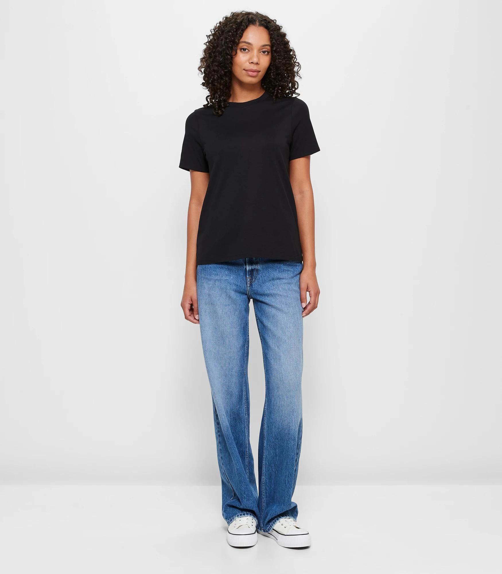 8 Target Australian Cotton Classic Crew Neck T-shirt BLACK, 8 of 10