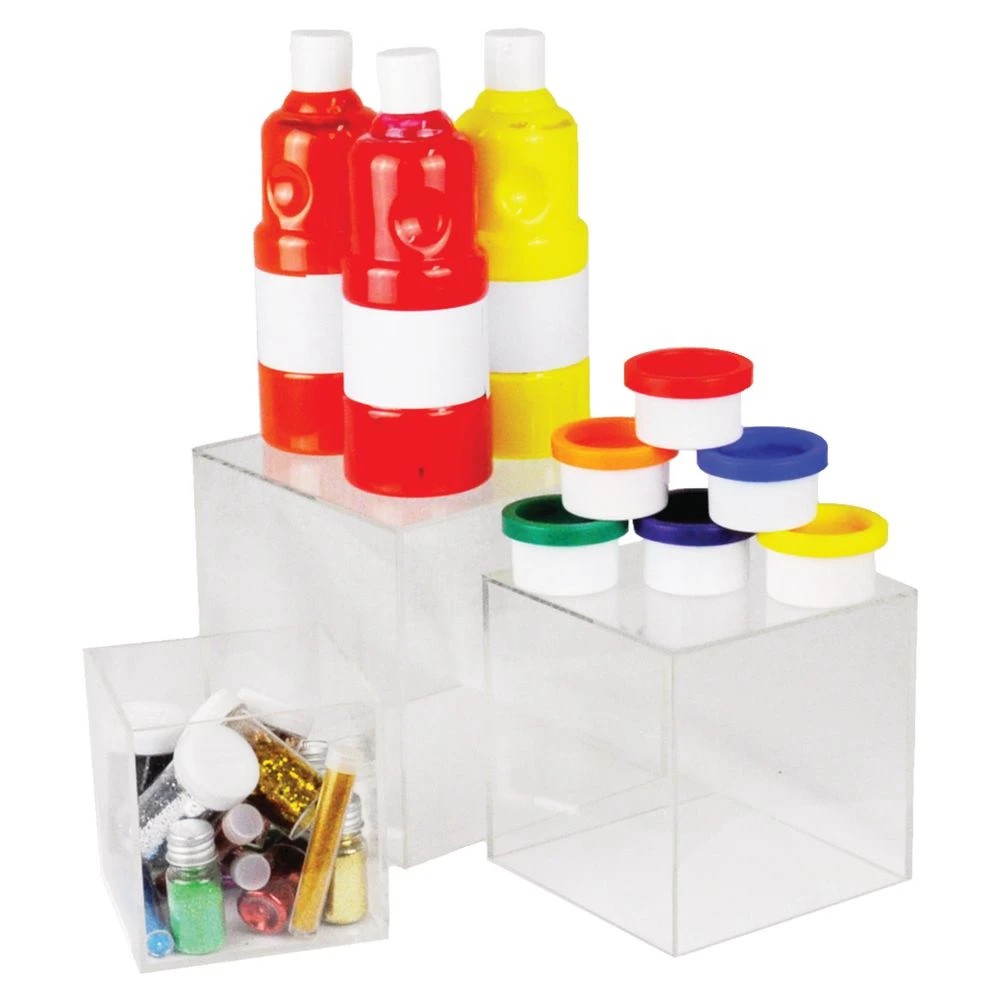 Deflecto Square Display Boxes 3 Pack - Kmart
