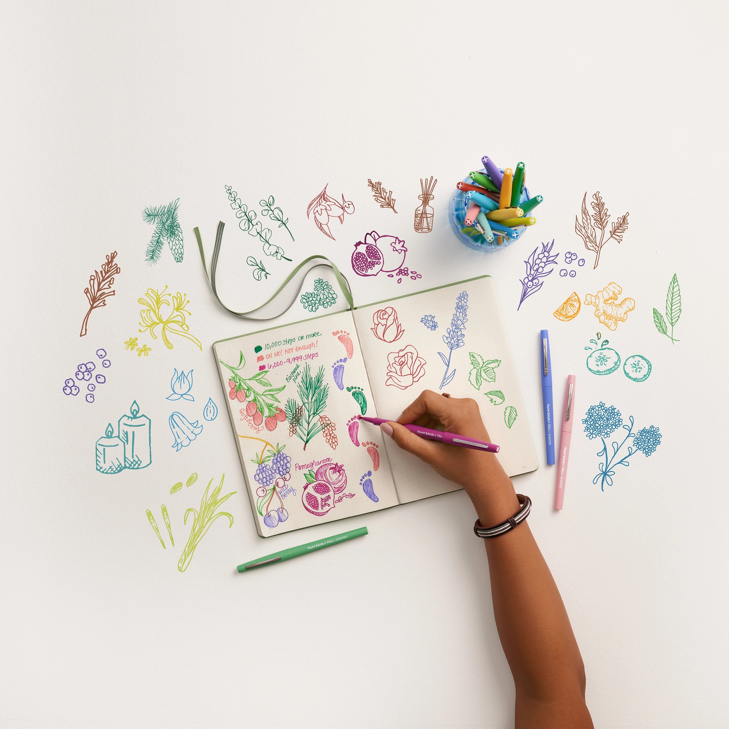 4 6 Pack Paper Mate Flair Scented Felt Tip Pens, 4 of 9