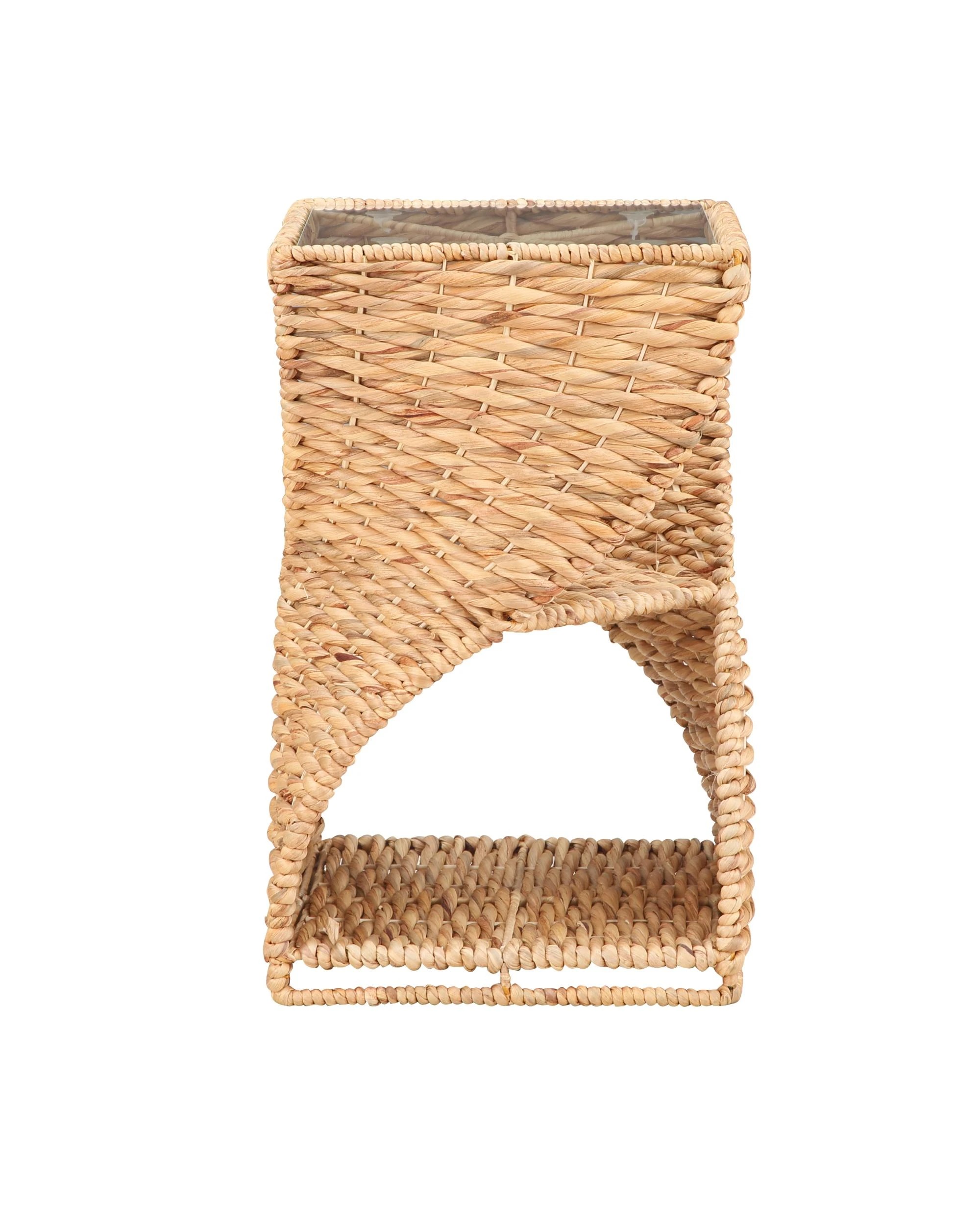 5 Kodu Side Table Spiral Base Woven - Natural, 5 of 6