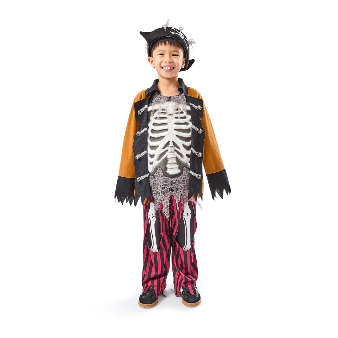 2 3 Piece Zombie Pirate Costume - Ages 6-8, 2 of 10
