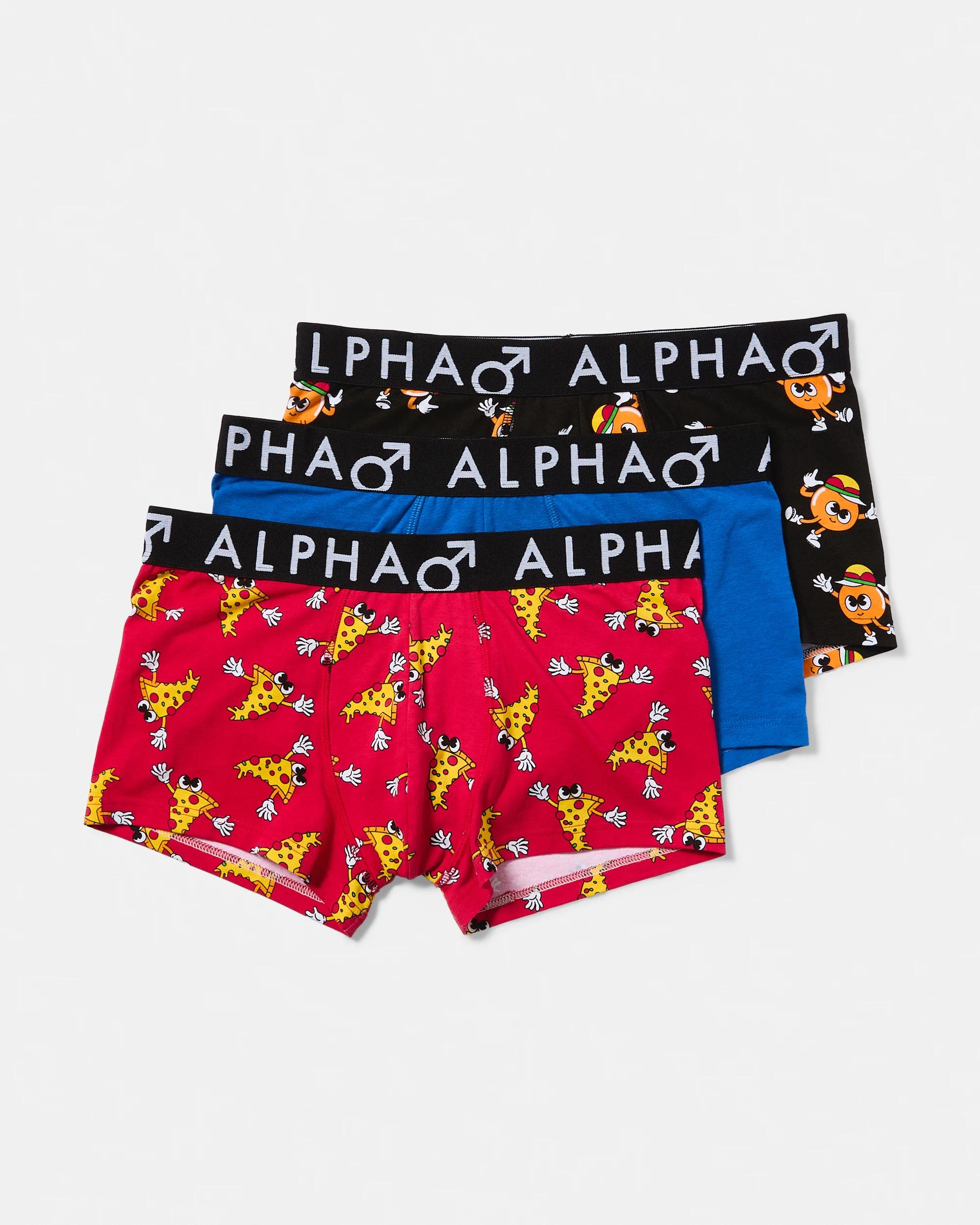 1 3 Pack Print Plain Trunks Food Fans, 1 of 8