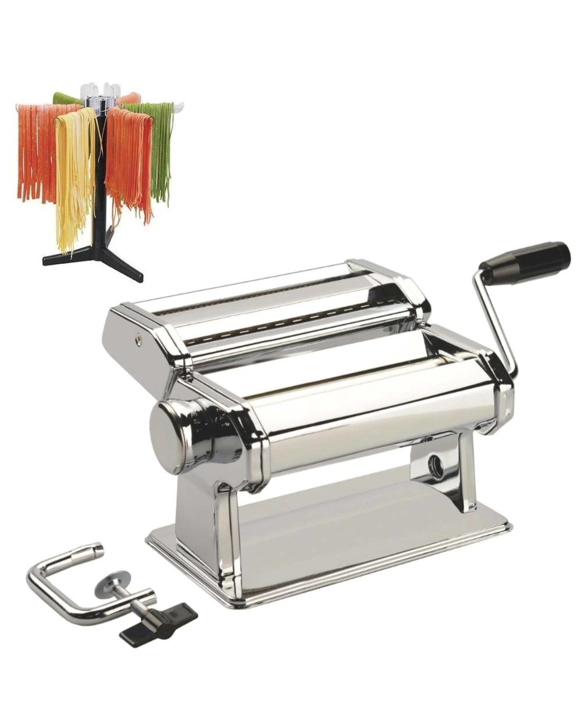 1 Avanti 150mm Adjustable Pasta Making Machine Stainless Steel  Drying Rack, 1 of 3