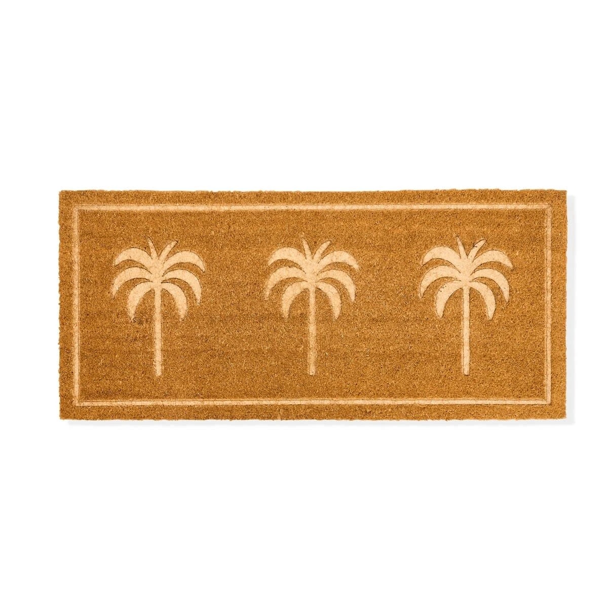 5 Palm Debossed Door Mat - 100cm x 45cm, 5 of 5