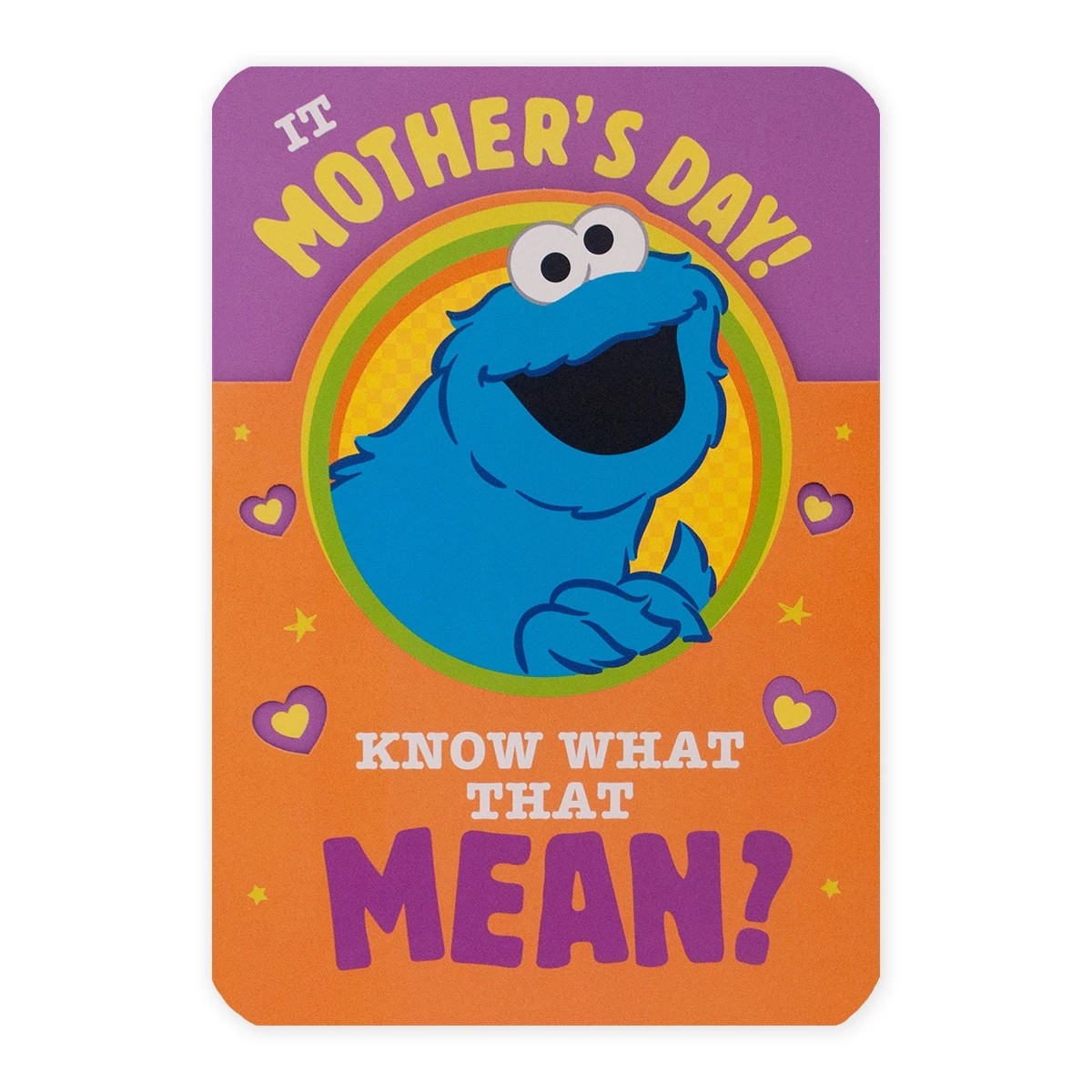 3 Hallmark Sesame Street Mother's Day Card - Cookie Monster, 3 of 3