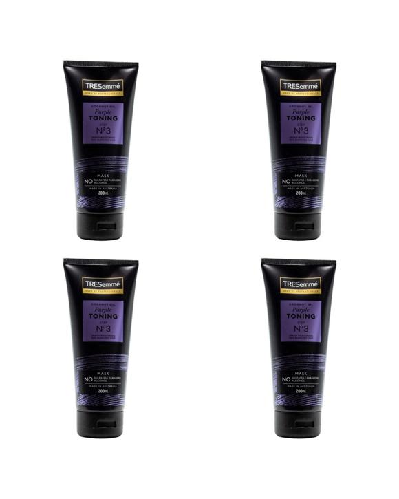 Tresemme 200ml Mask Coconut Oil Toning Step No.3 4PK Moisturises - Multi