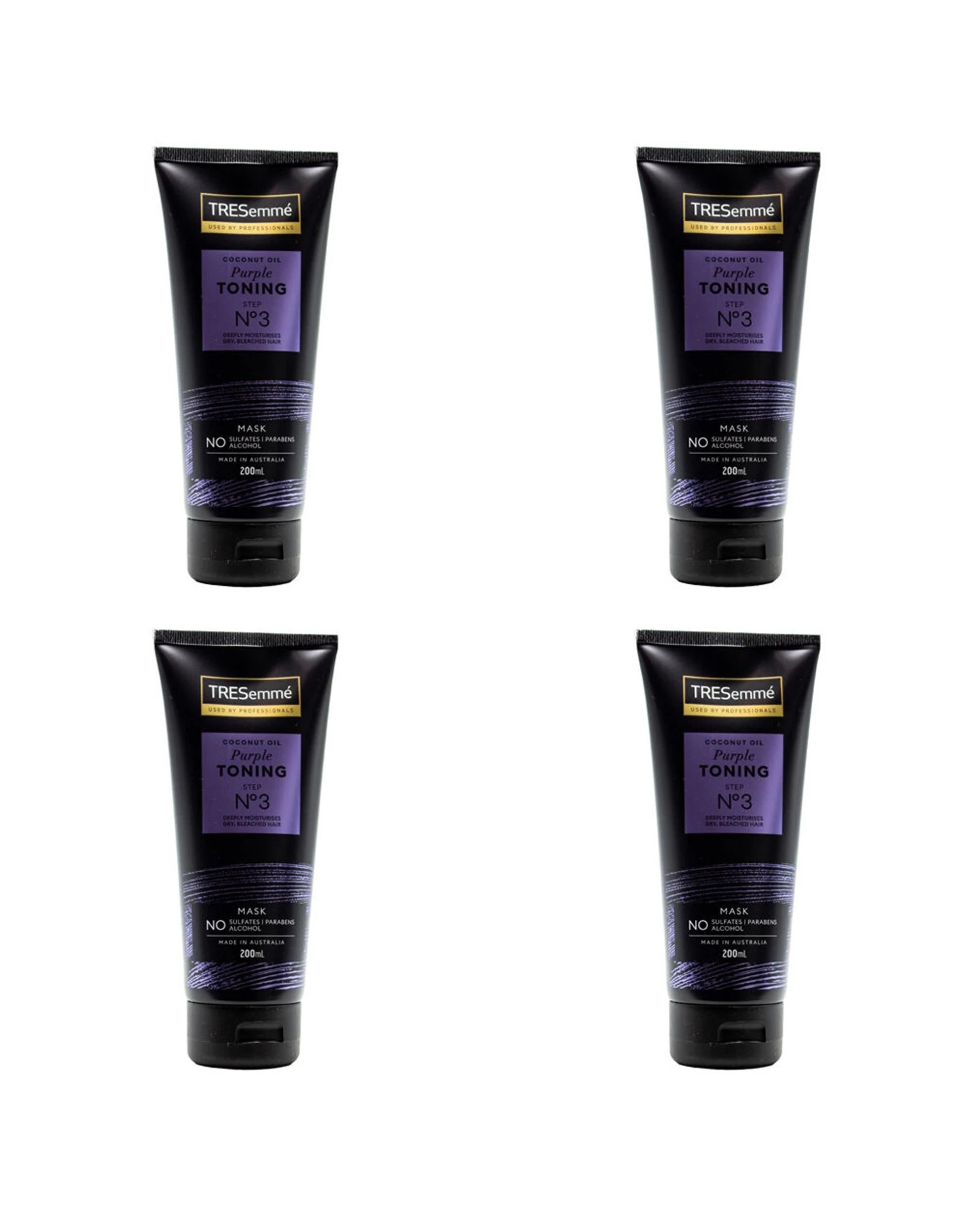 1 Tresemme 200ml Mask Coconut Oil Toning Step No.3 4PK Moisturises - Multi, 1 of 3