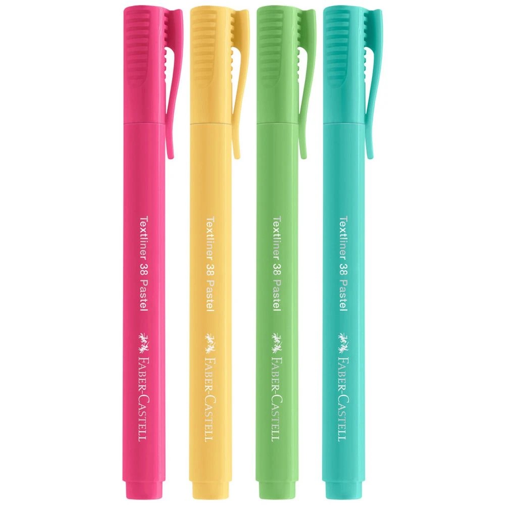 5 Faber-Castell Textliner 38 Highlighter Pastel Assorted 4 Pack, 5 of 7