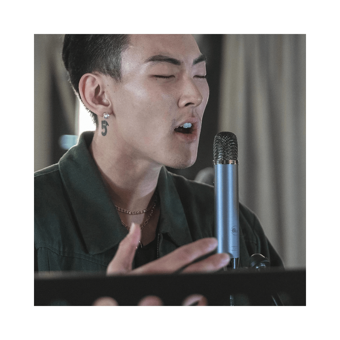 5 Blue Ember XLR Condensor Microphone - Grey, 5 of 7