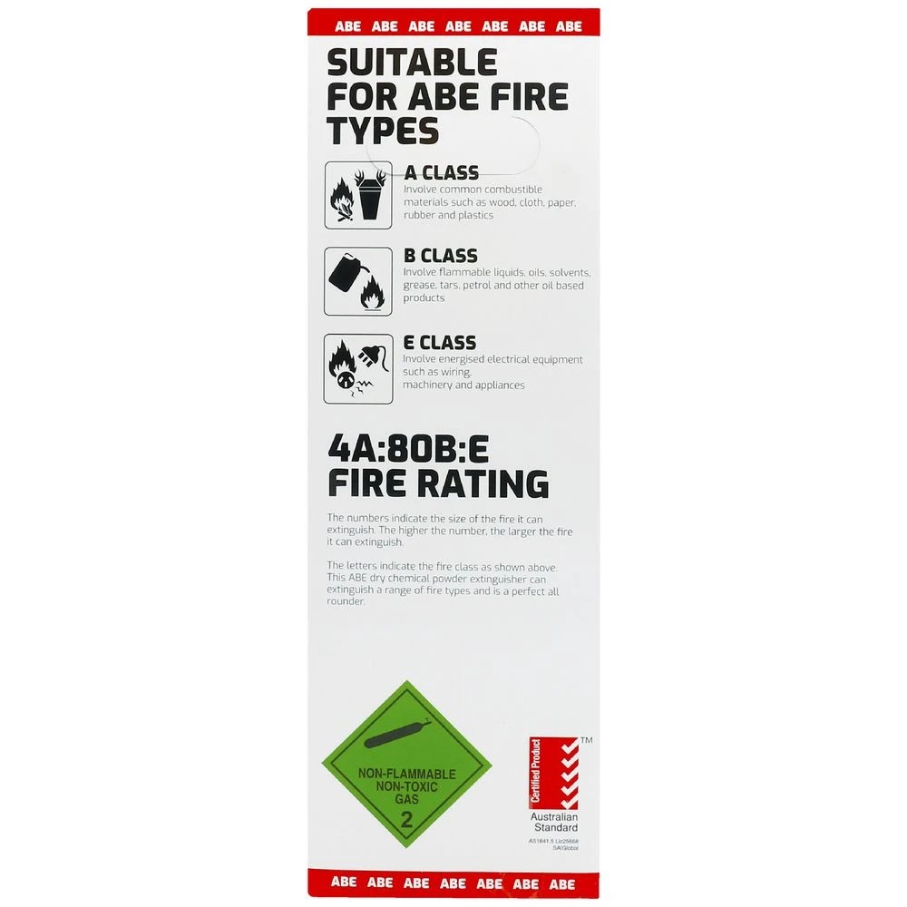 5 Trafalgar Portable ABE Fire Extinguisher 4.5kg, 5 of 6