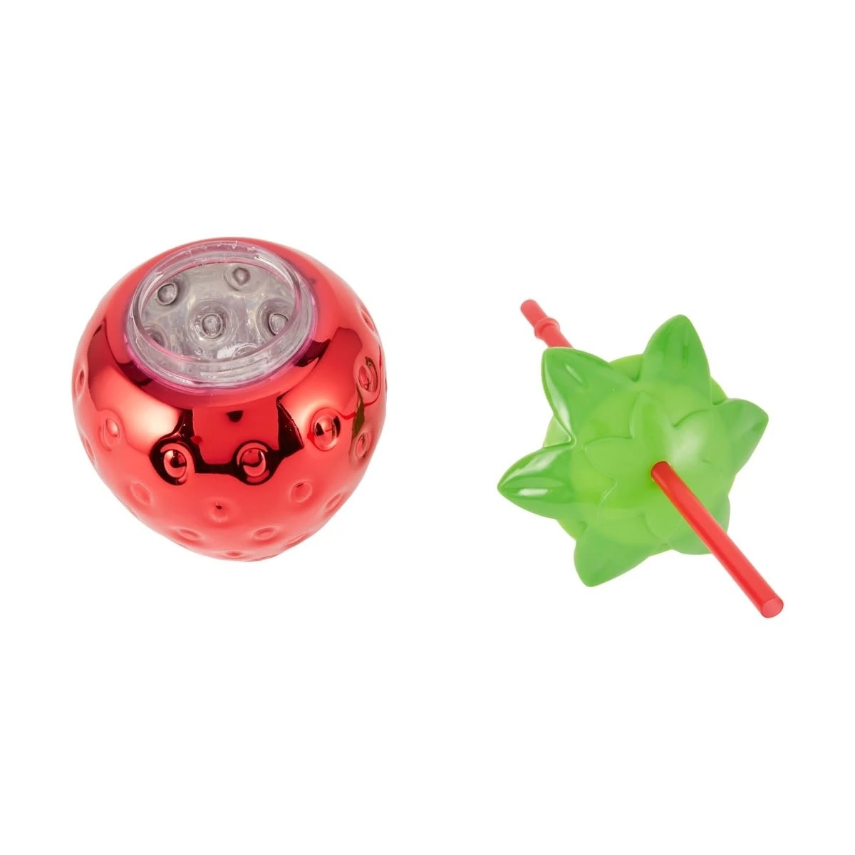 3 Strawberry Novelty Cup with Straw, 3 of 5