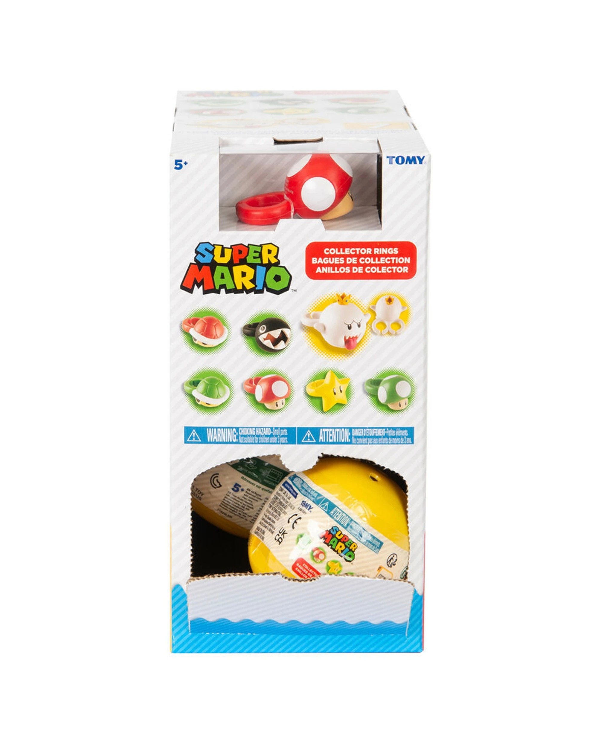 3 SUPER MARIO 12PK Adjustable Collector Rings Blind Toy Capsule - Multi, 3 of 8