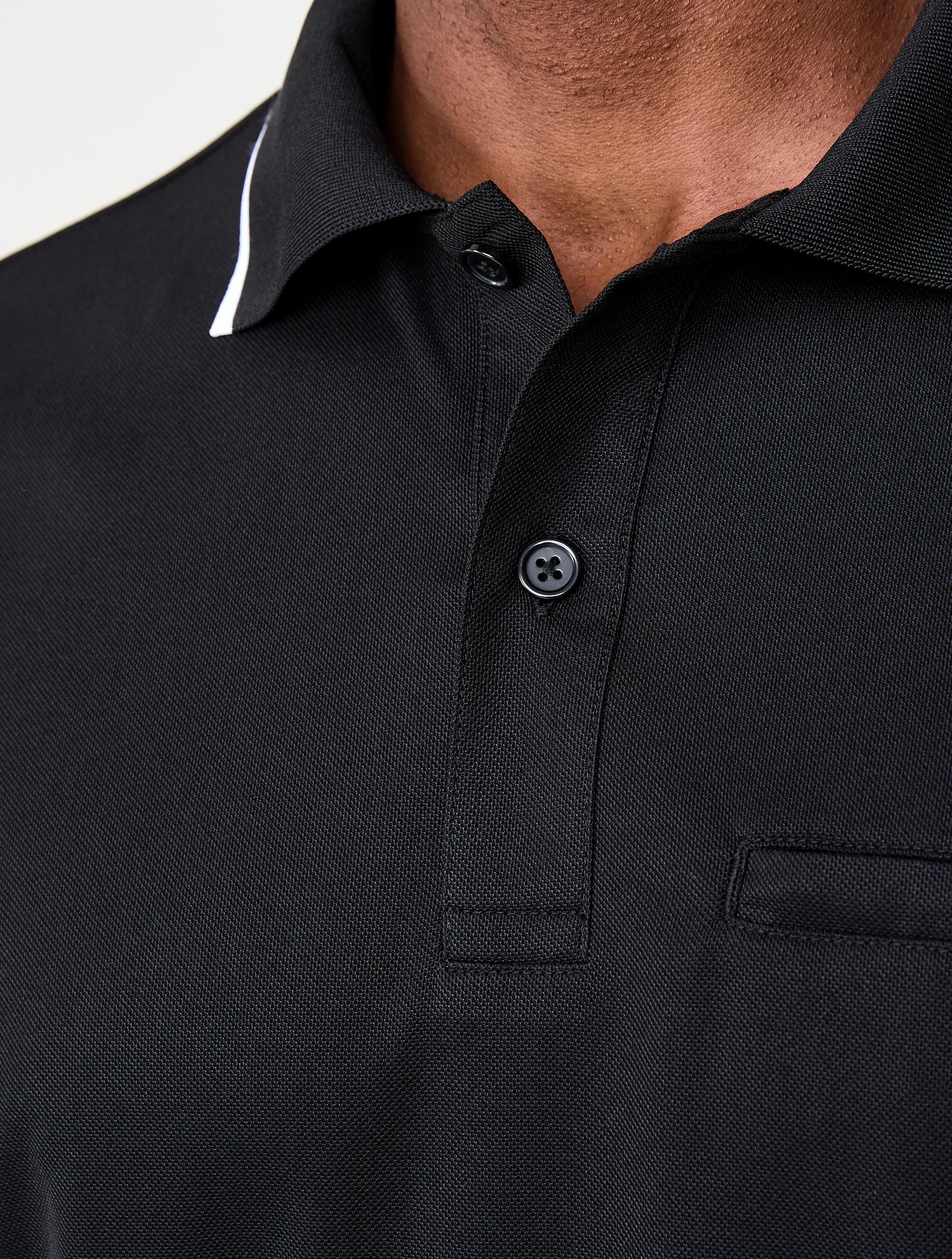 5 Workwear Short Sleeve Polo Shirt BLACK, 5 of 7