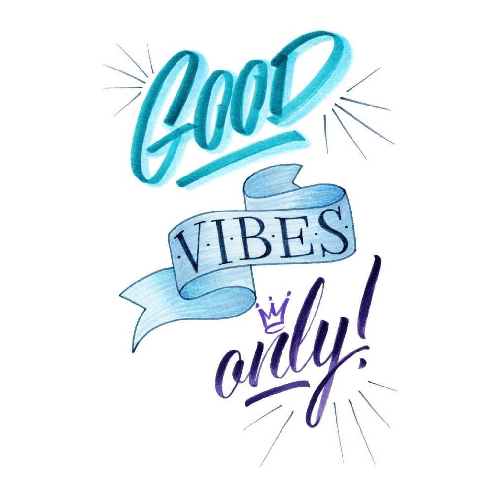 2 Faber-Castell Pitt Artist Pen Lettering Set Blues 6 Pack, 2 of 2