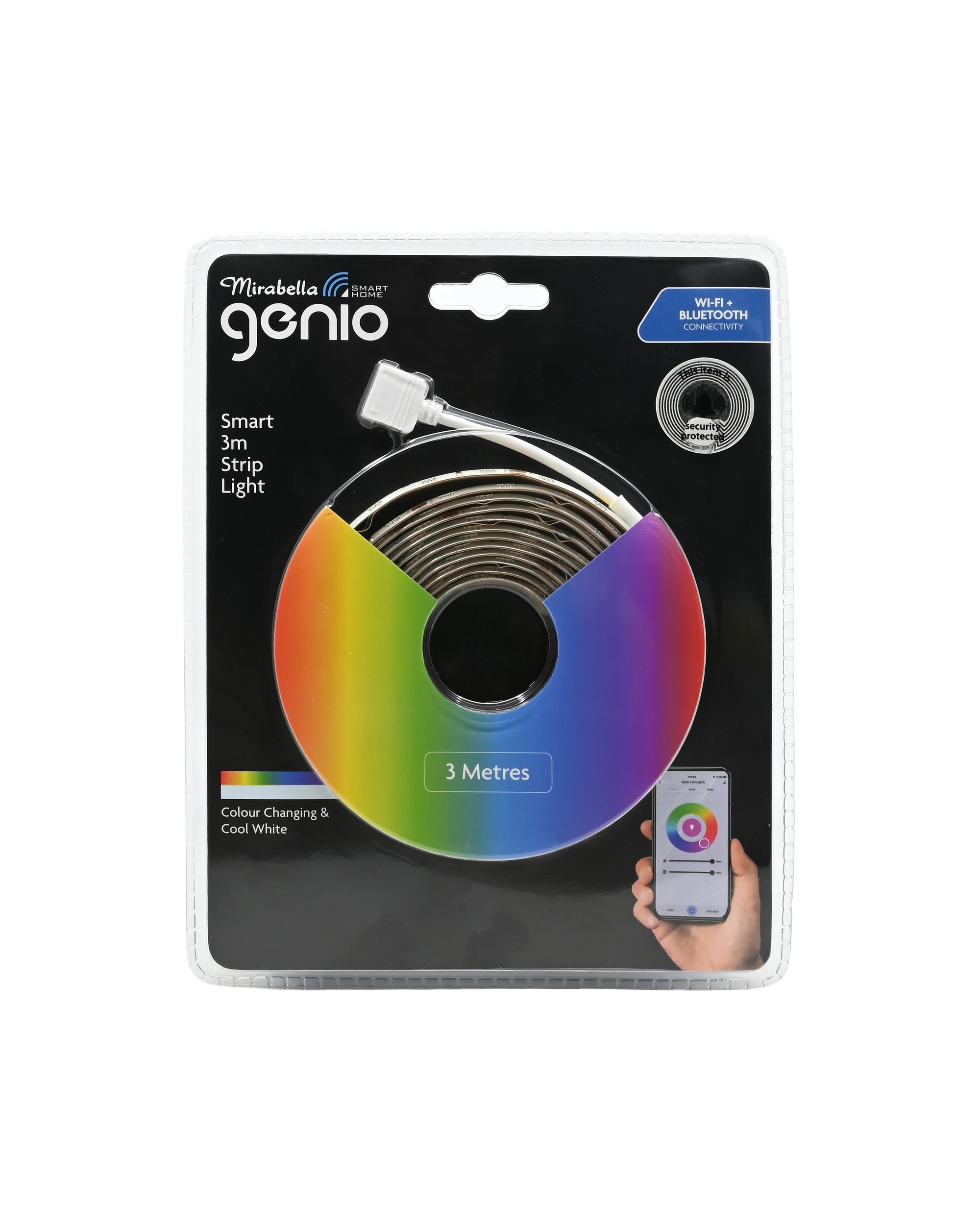 1 Mirabella Genio Wi-Fi LED Strip Light - 3m, 1 of 2
