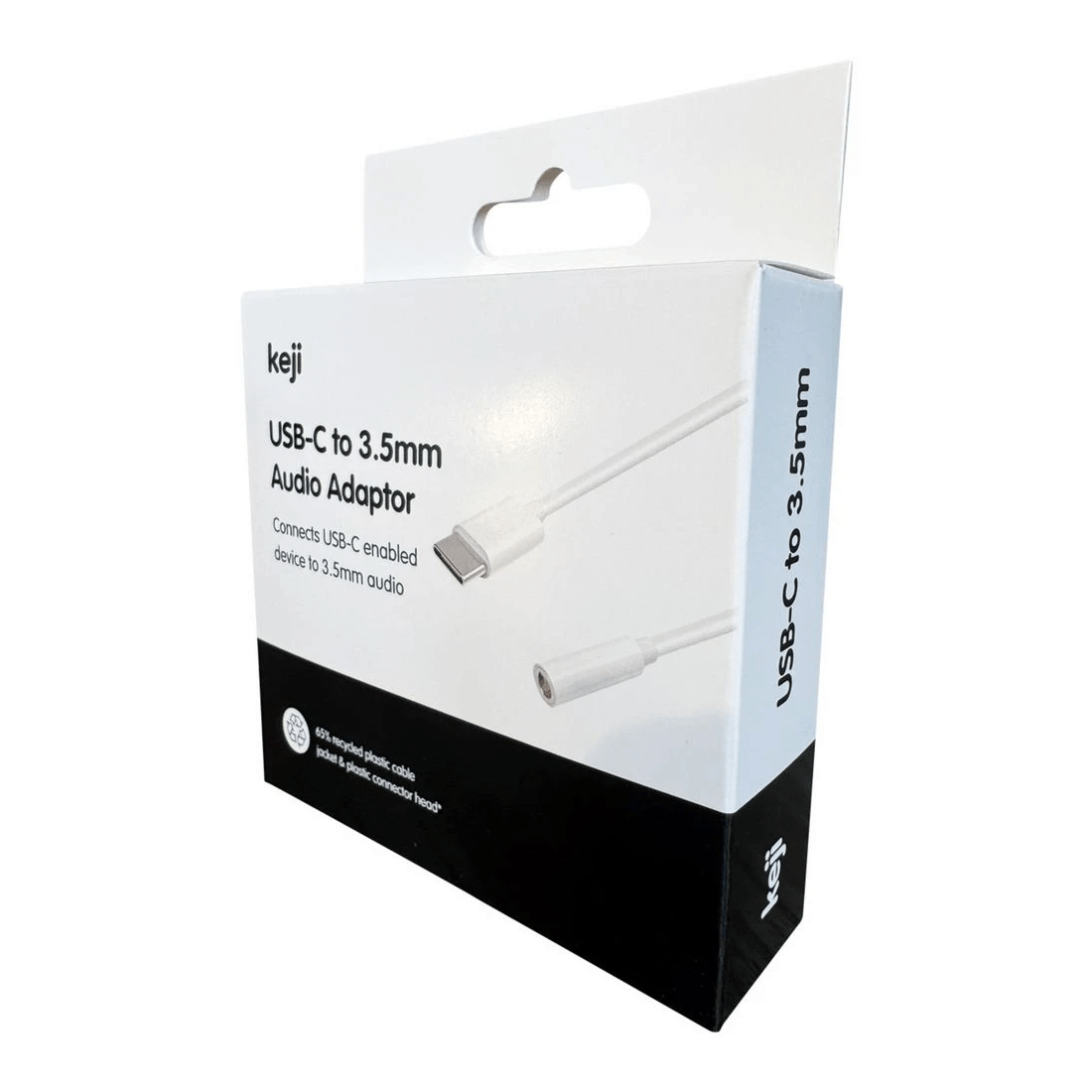 3 Keji USB-C to 3.5mm Adapter White, 3 of 3