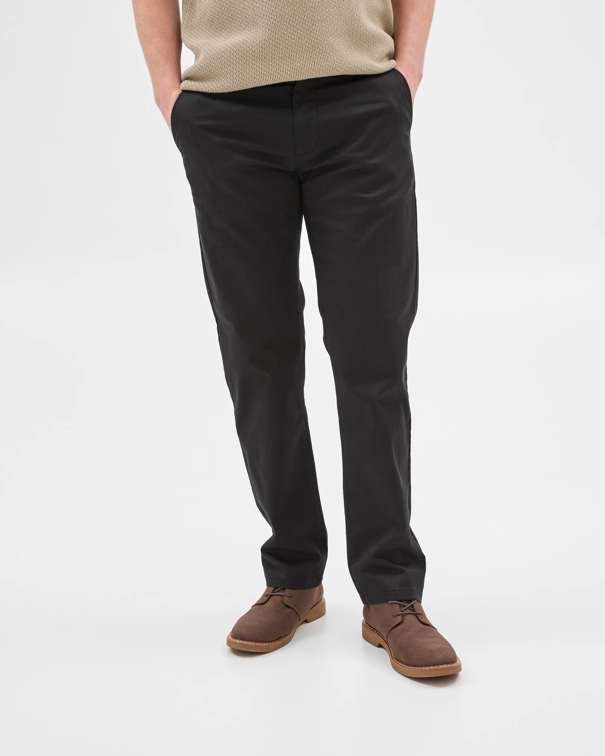 1 Target Australian Cotton Rich Straight Chino Pants BLACK, 1 of 6