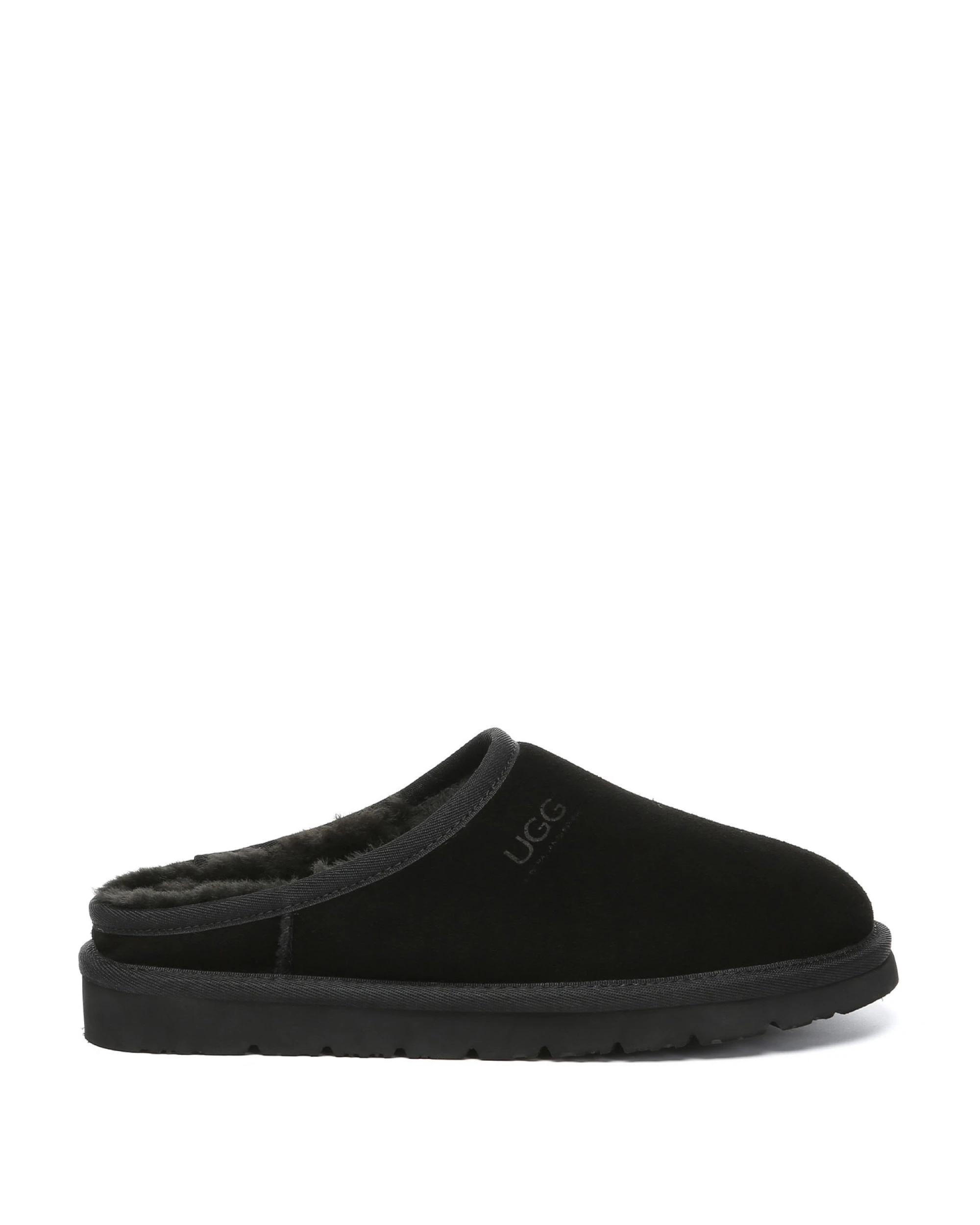 1 Australian Shepherd UGG Unisex Nano Classic Slippers BLACK, 1 of 5