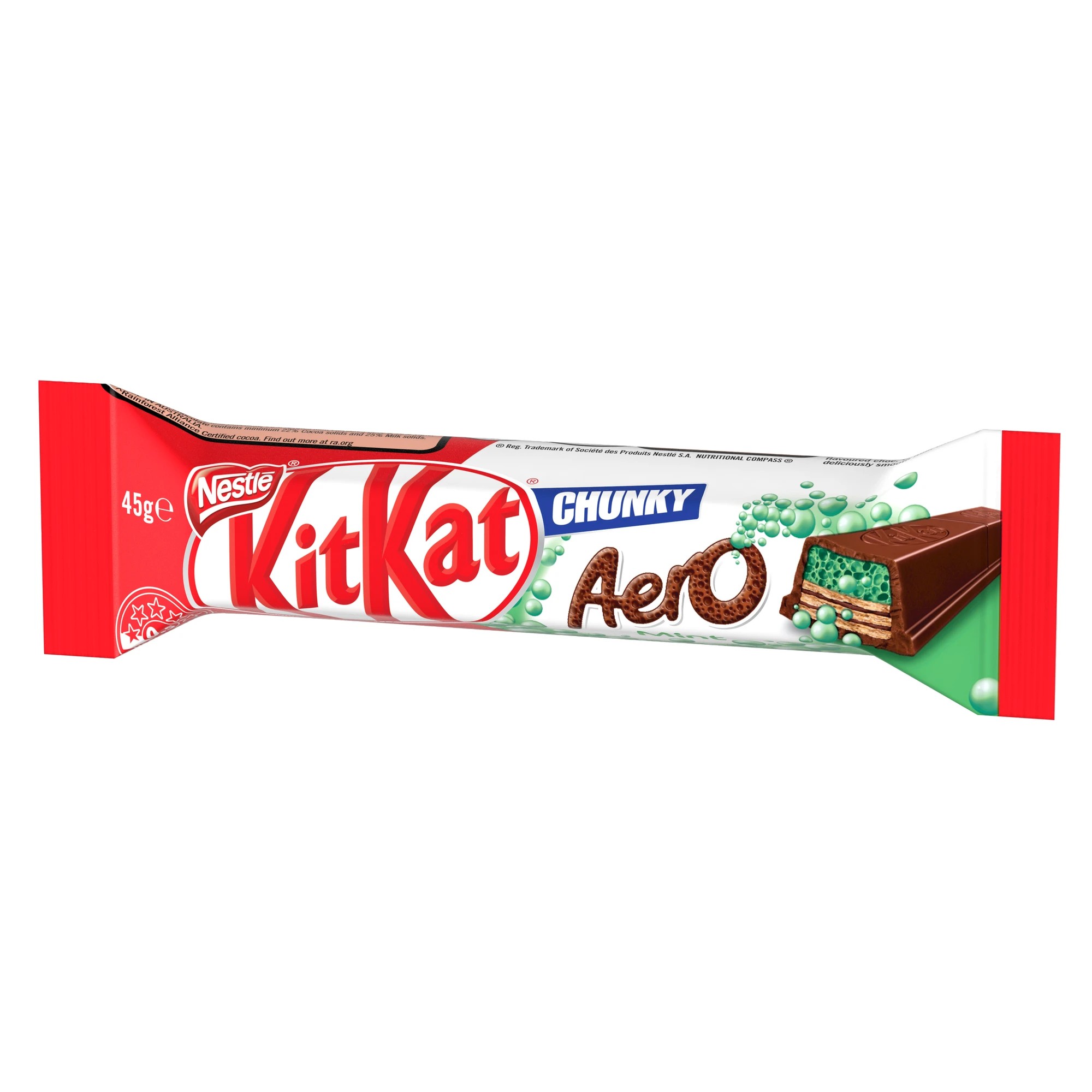 1 Nestle KitKat Chunky Aero Mint 45g, 1 of 3